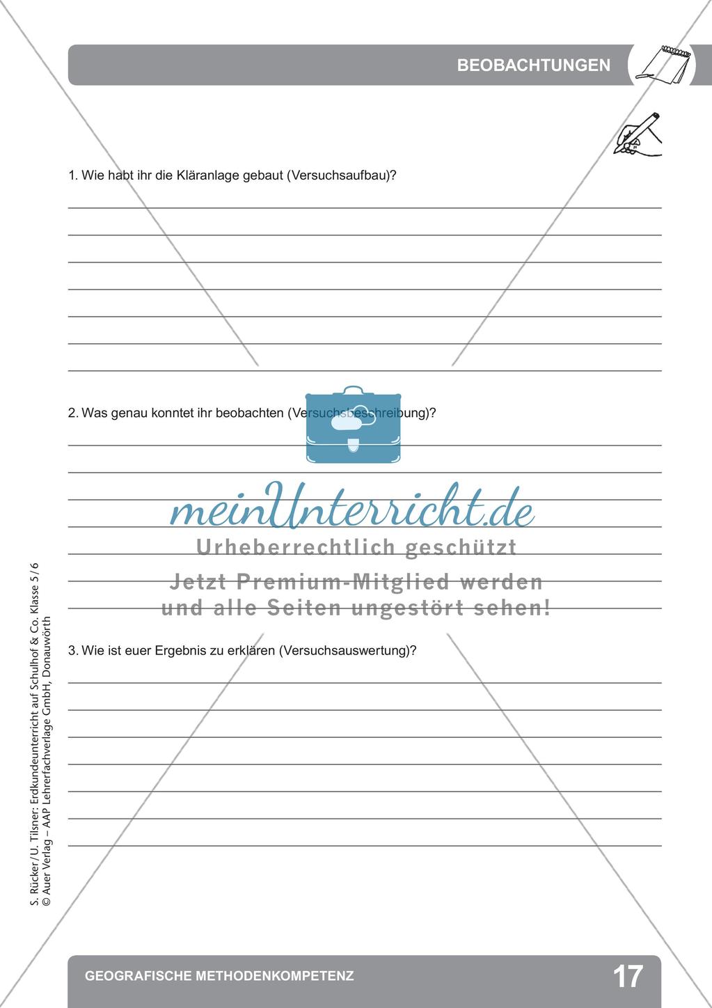 Erdkunde auf dem Schulhof: Geografische Methodenkompetenz Preview 19