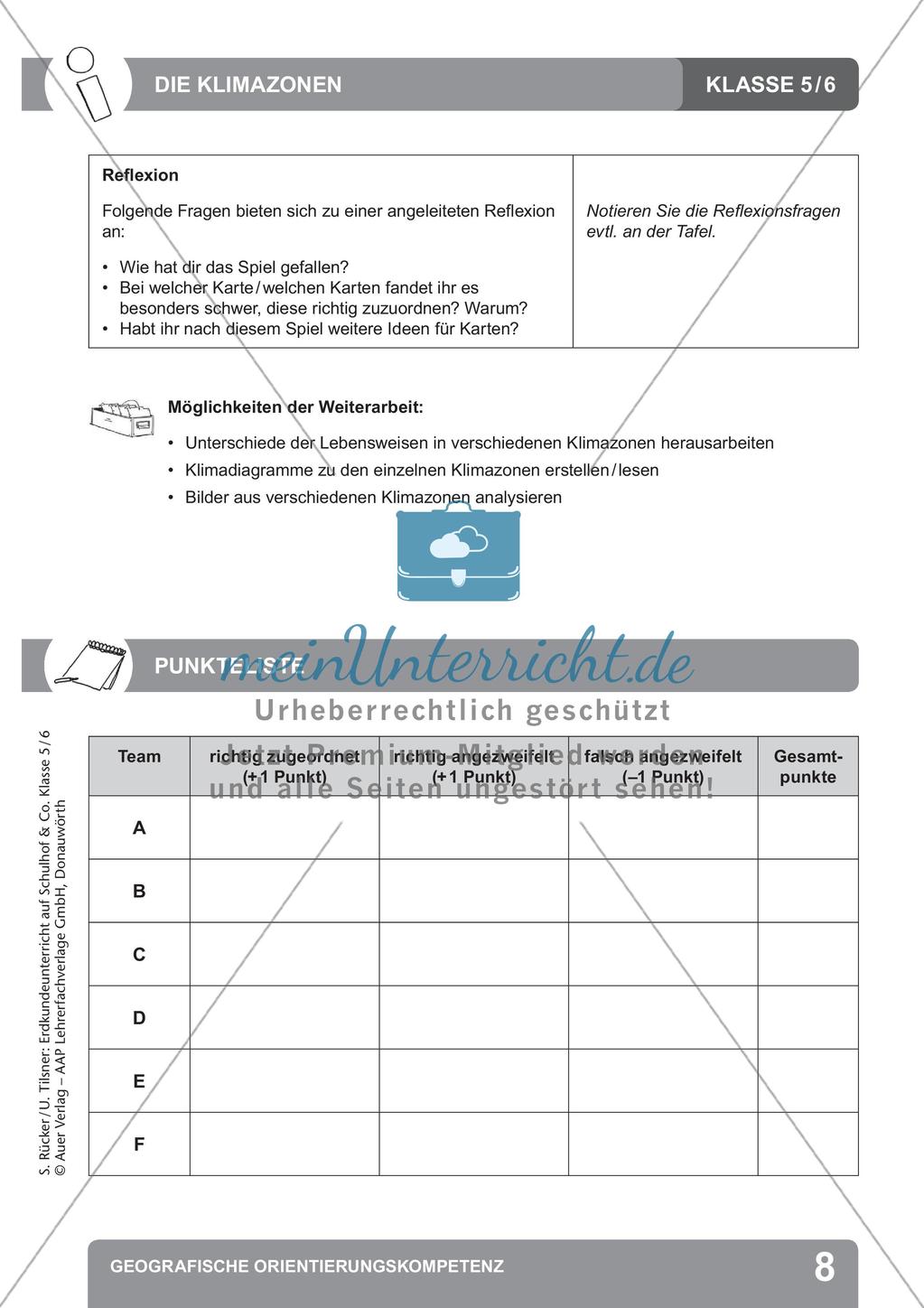 Erdkunde auf dem Schulhof: Geografische Orientierungskompetenz Preview 10