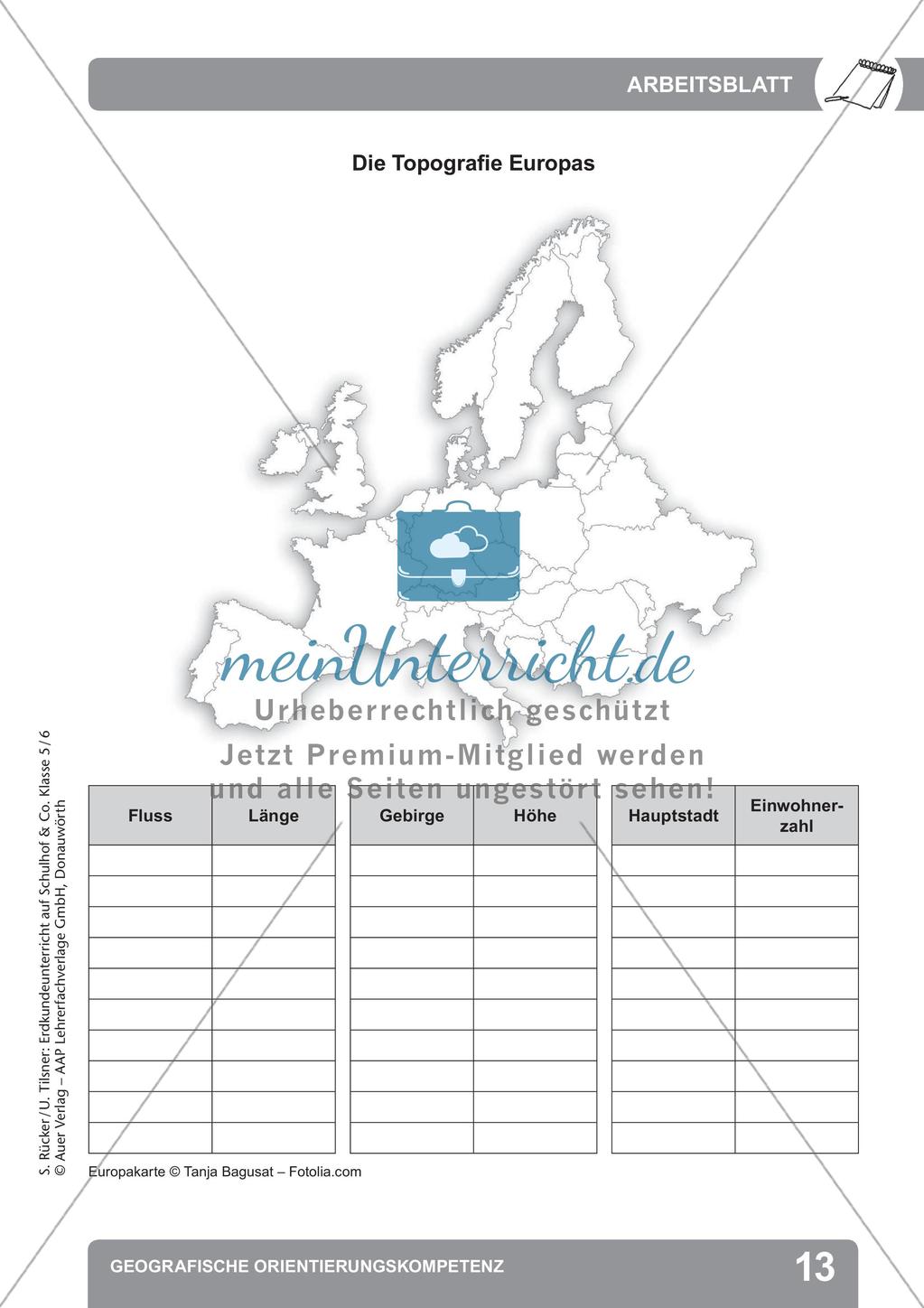 Erdkunde auf dem Schulhof: Geografische Orientierungskompetenz Preview 15