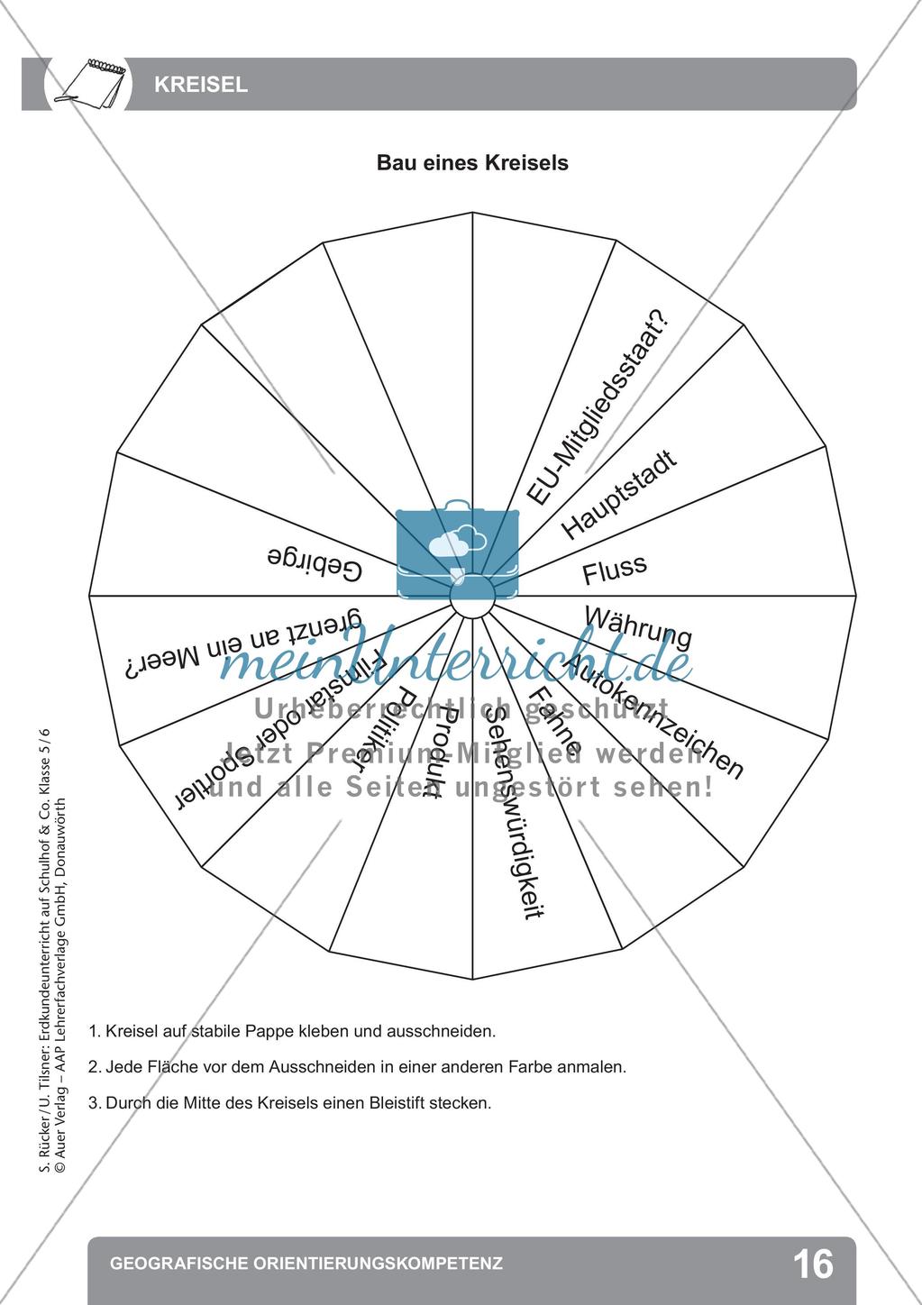 Erdkunde auf dem Schulhof: Geografische Orientierungskompetenz Preview 18