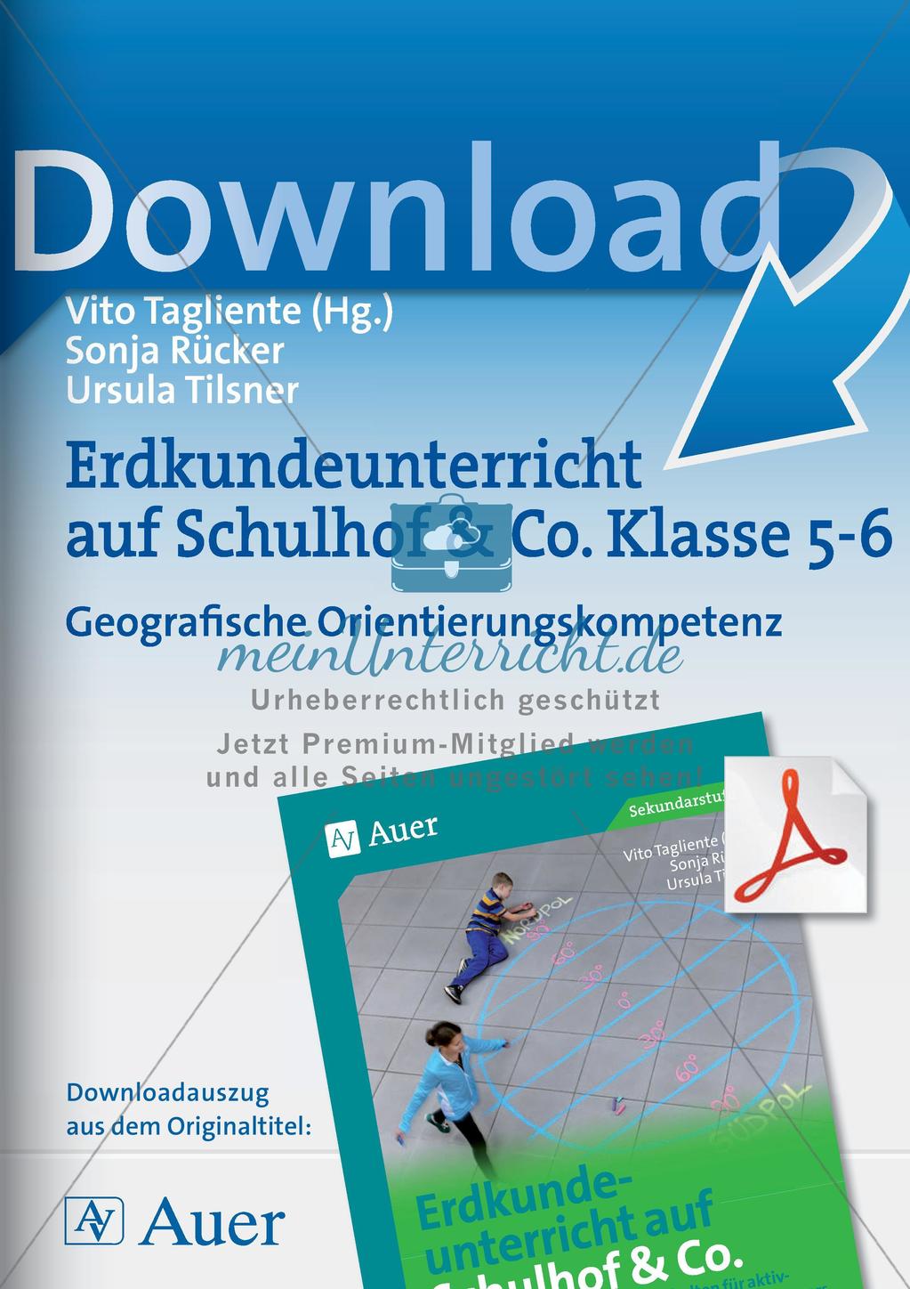 Erdkunde auf dem Schulhof: Geografische Orientierungskompetenz Preview 1