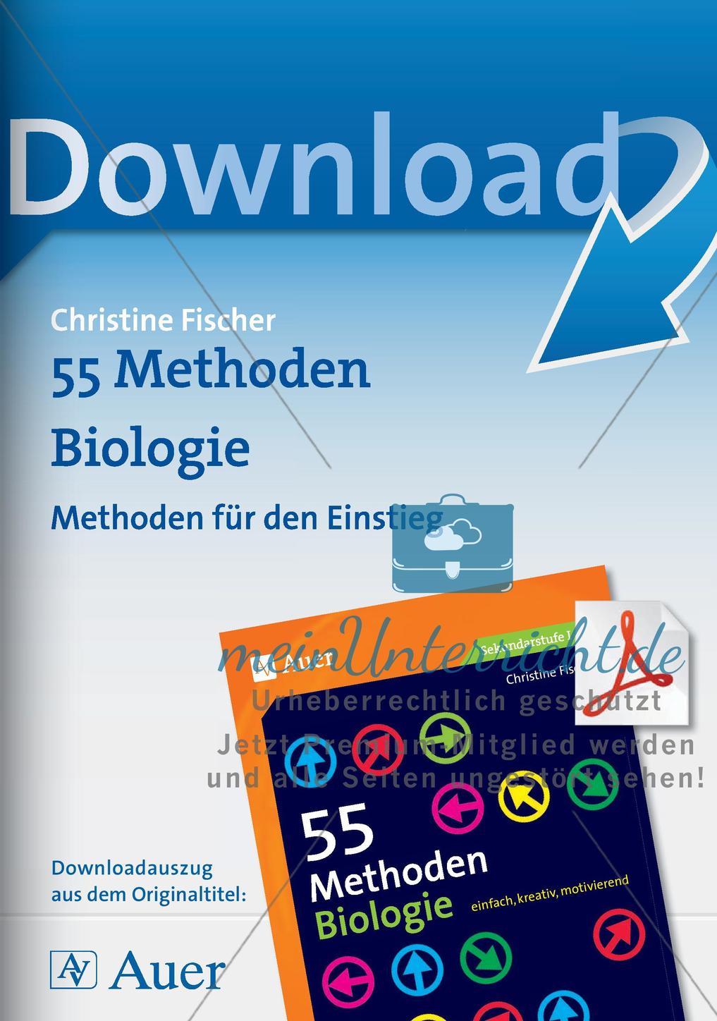 Methoden Biologie: Einstieg Preview 1