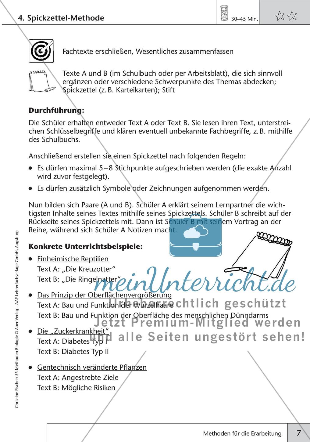 Methoden Biologie: Erarbeitung Preview 9