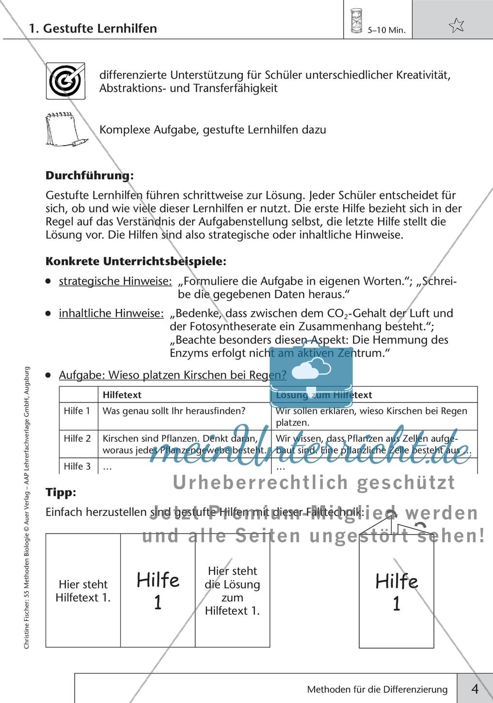 Methoden Biologie: Differenzierung Preview 6