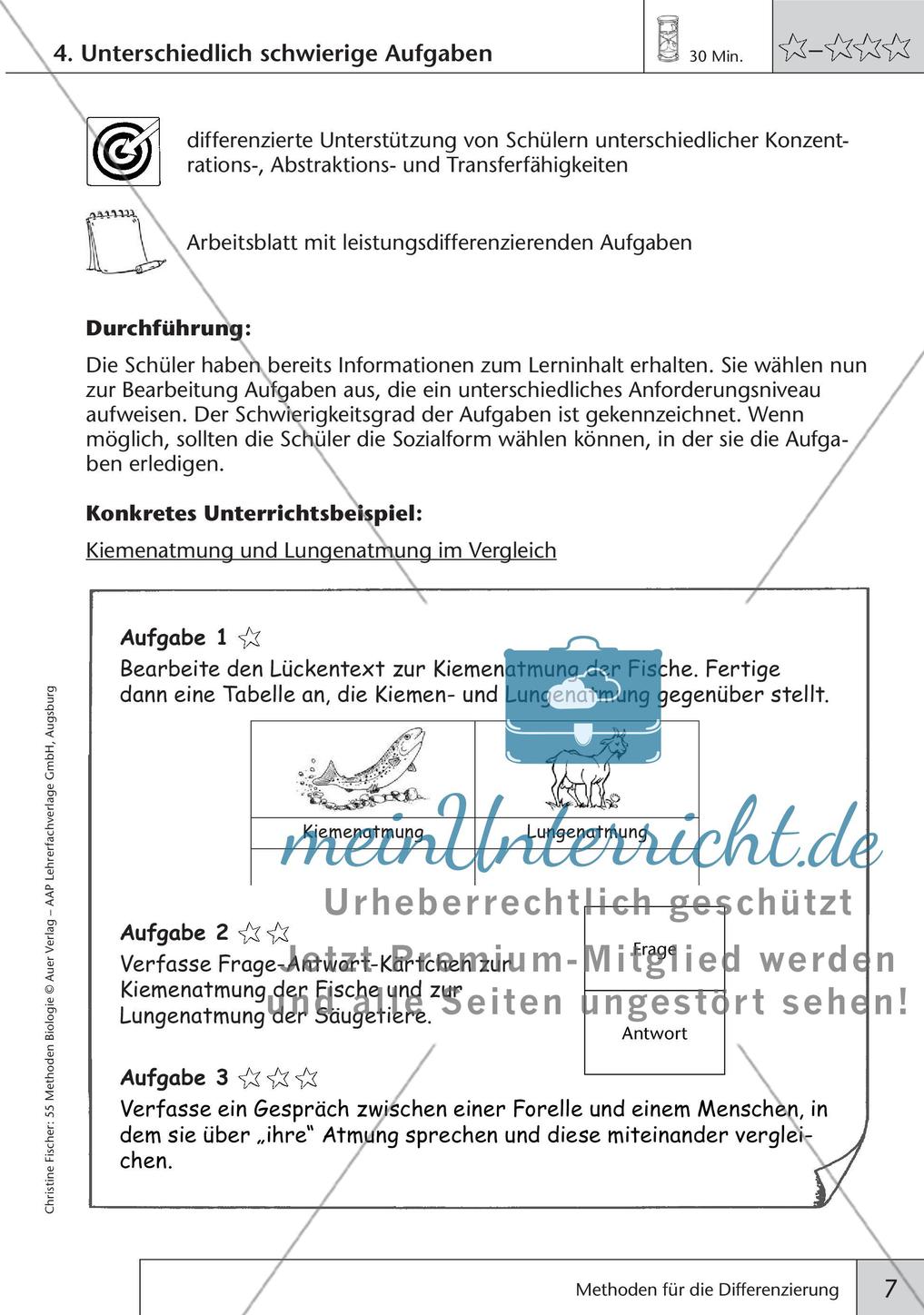 Methoden Biologie: Differenzierung Preview 9
