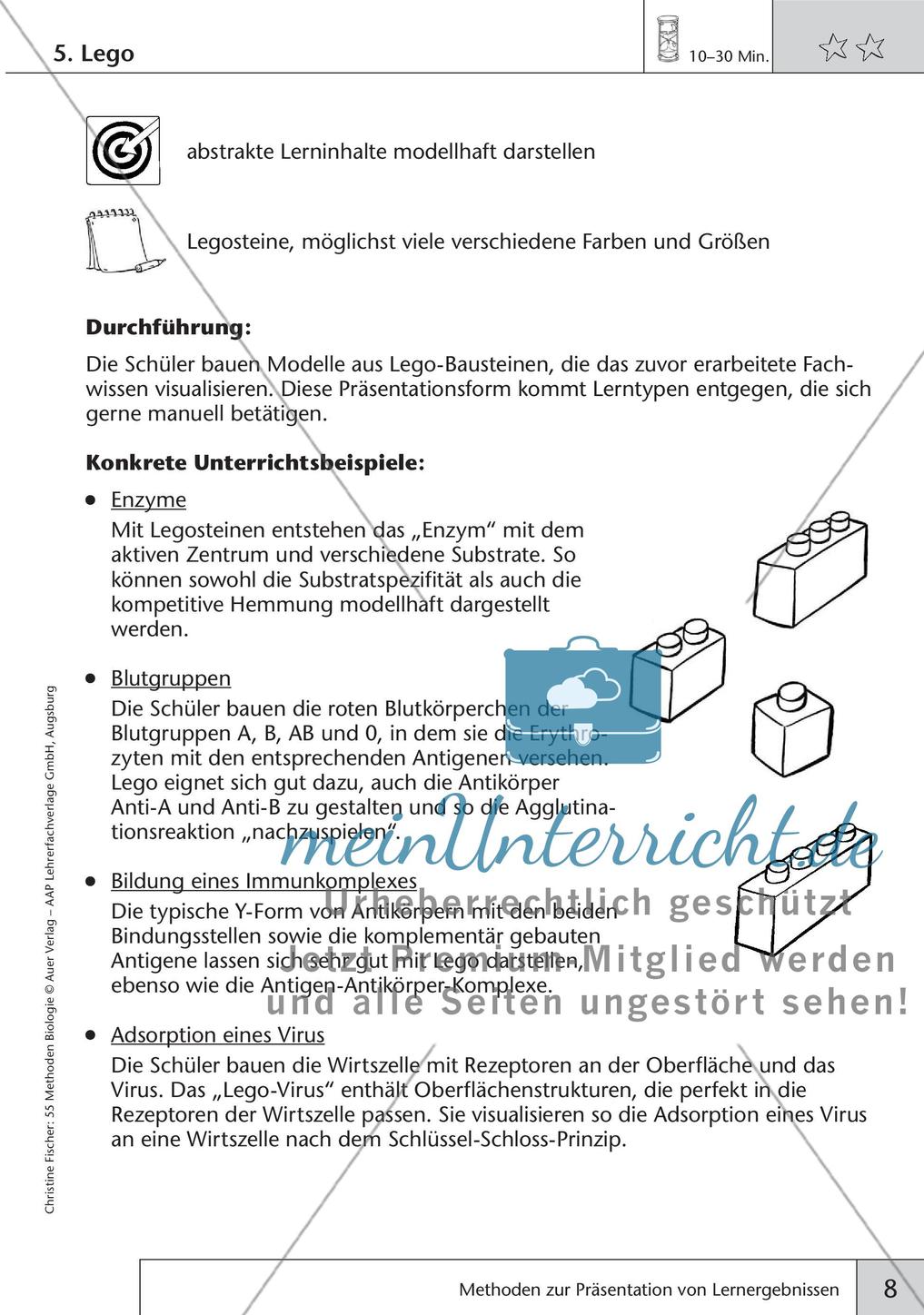 Methoden Biologie: Präsentation von Lernergebnissen Preview 10