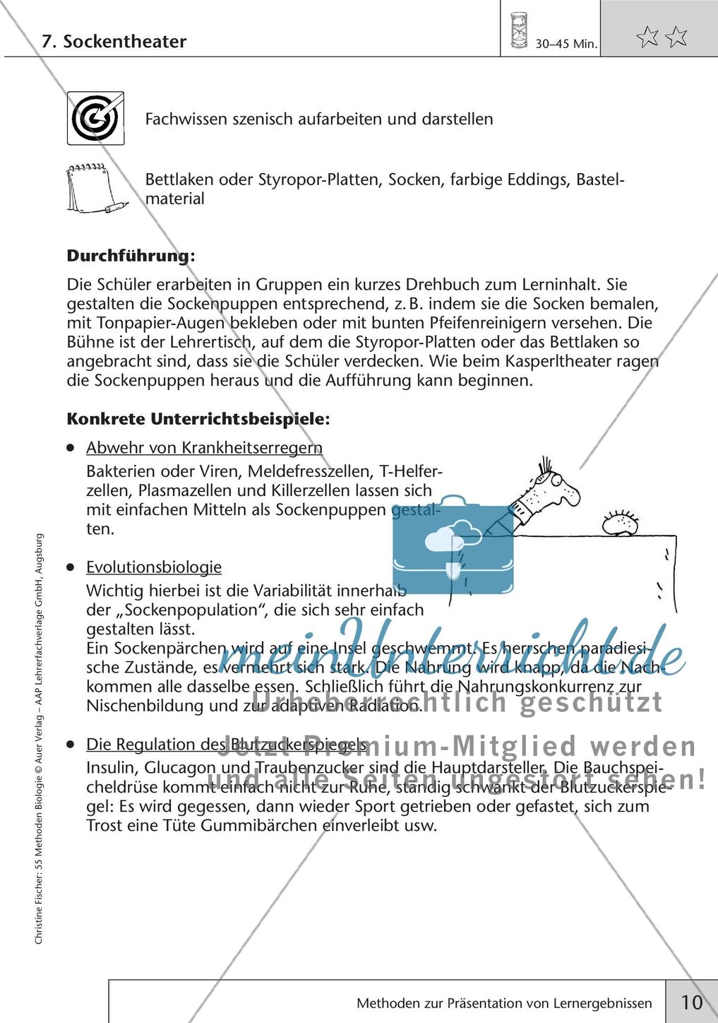 Methoden Biologie: Präsentation von Lernergebnissen Preview 12