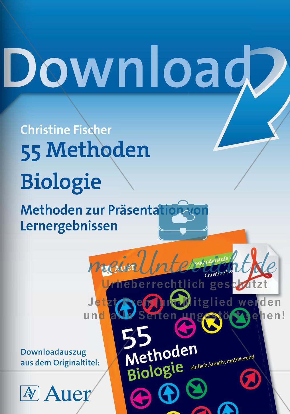 Methoden Biologie: Präsentation von Lernergebnissen Preview 1