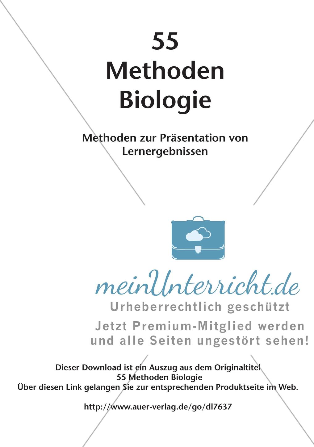 Methoden Biologie: Präsentation von Lernergebnissen Preview 2