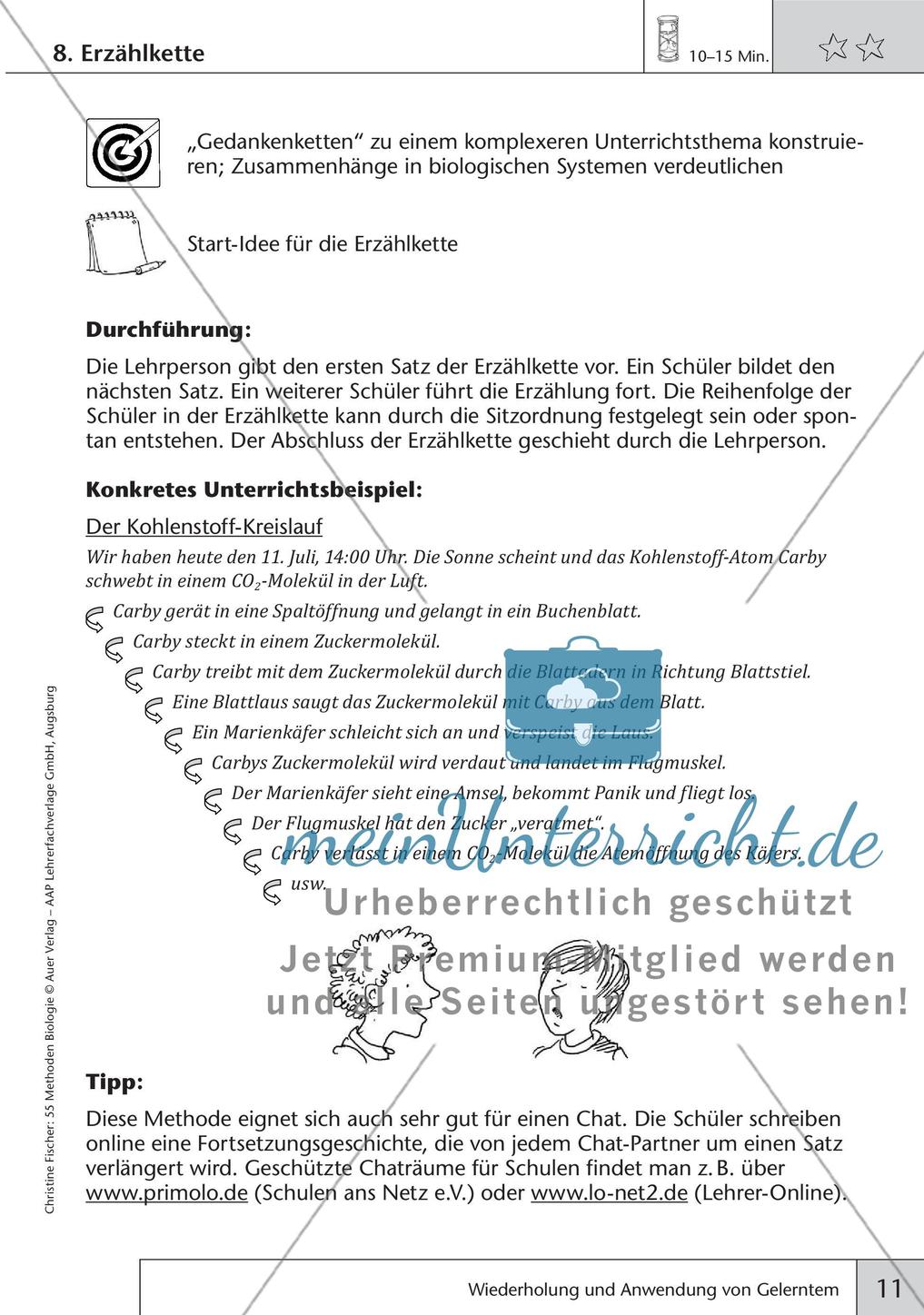 Methoden Biologie: Wiederholung und Anwendung von Gelerntem Preview 13