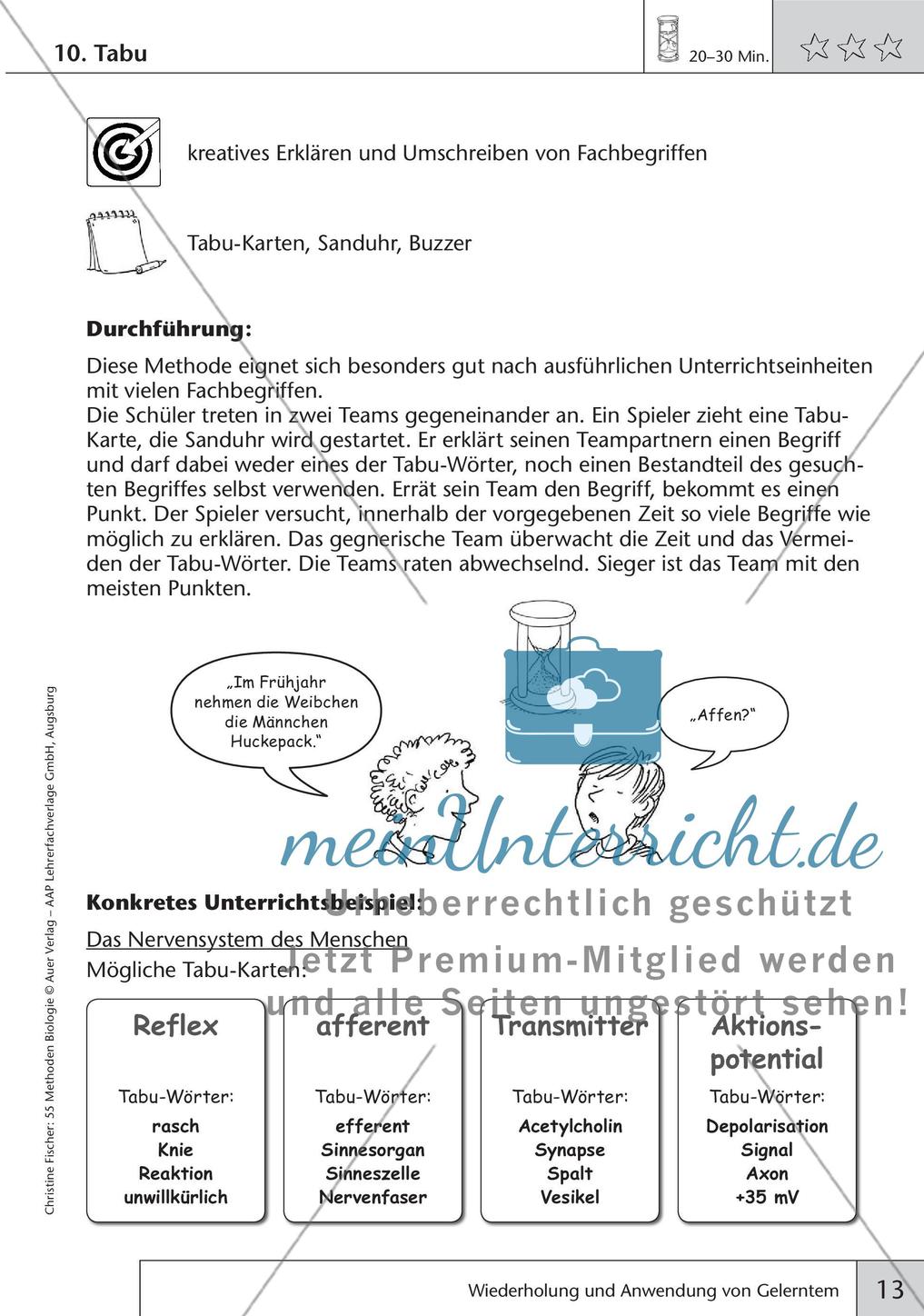Methoden Biologie: Wiederholung und Anwendung von Gelerntem Preview 15