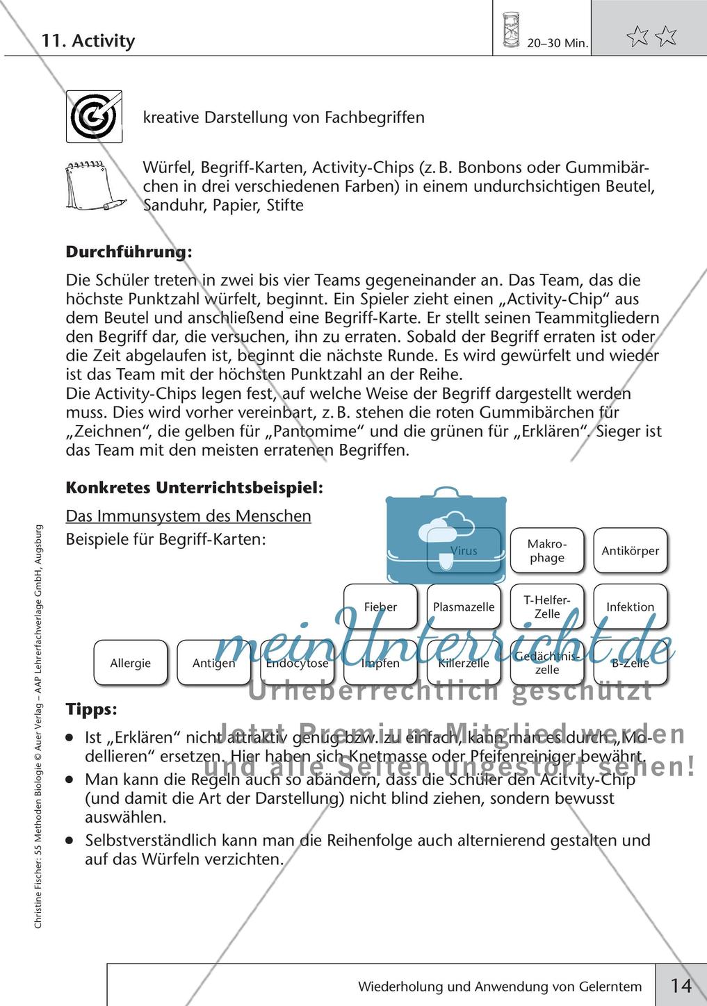 Methoden Biologie: Wiederholung und Anwendung von Gelerntem Preview 16