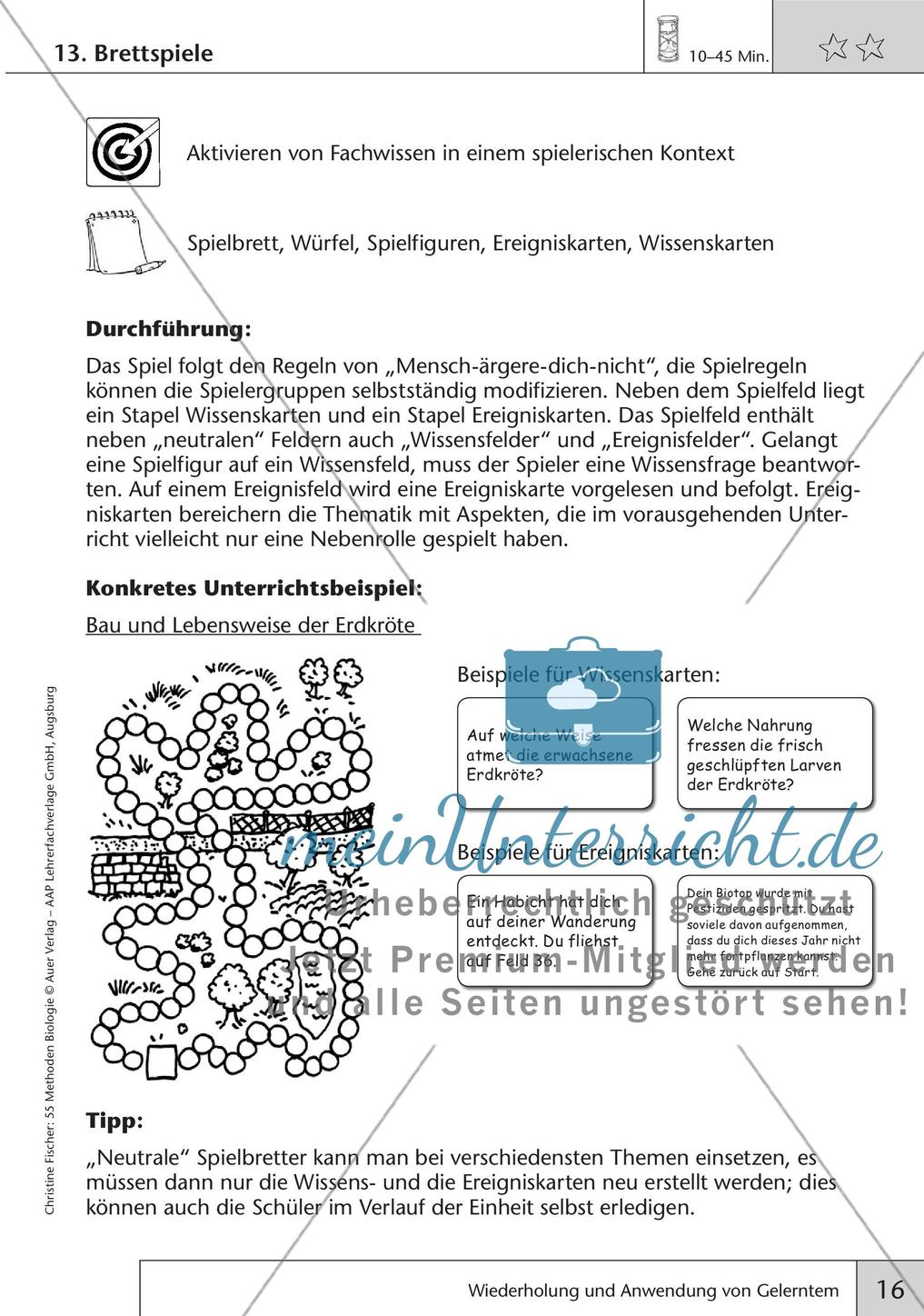 Methoden Biologie: Wiederholung und Anwendung von Gelerntem Preview 18