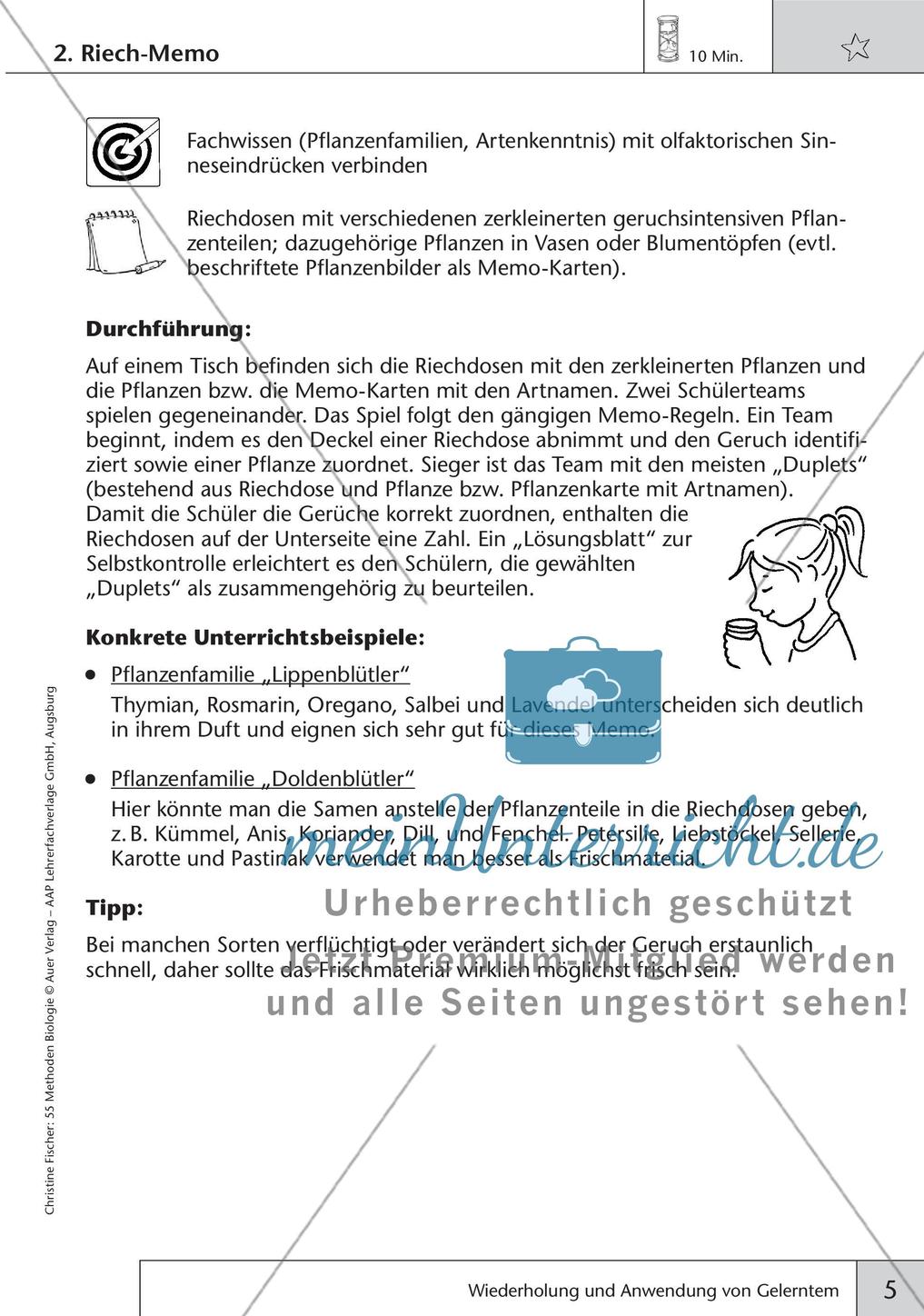 Methoden Biologie: Wiederholung und Anwendung von Gelerntem Preview 7