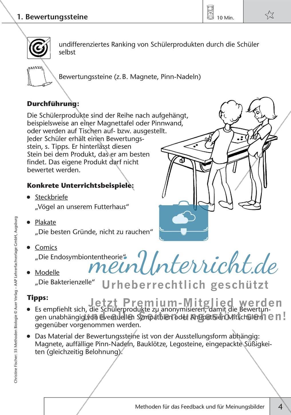 Methoden Biologie: Feedback und Meinungsbilder Preview 6