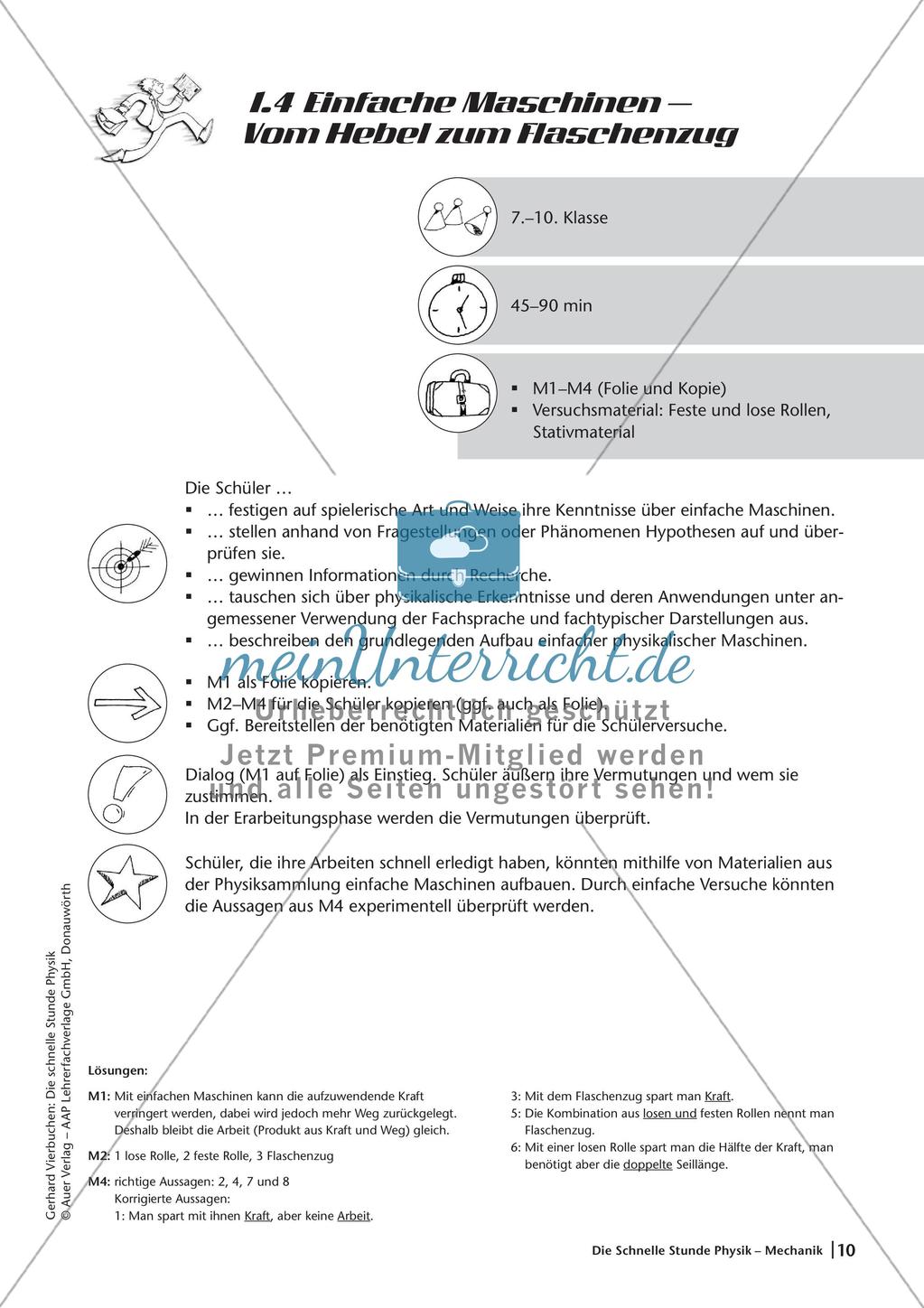 Die schnelle Stunde Physik: Mechanik Preview 12