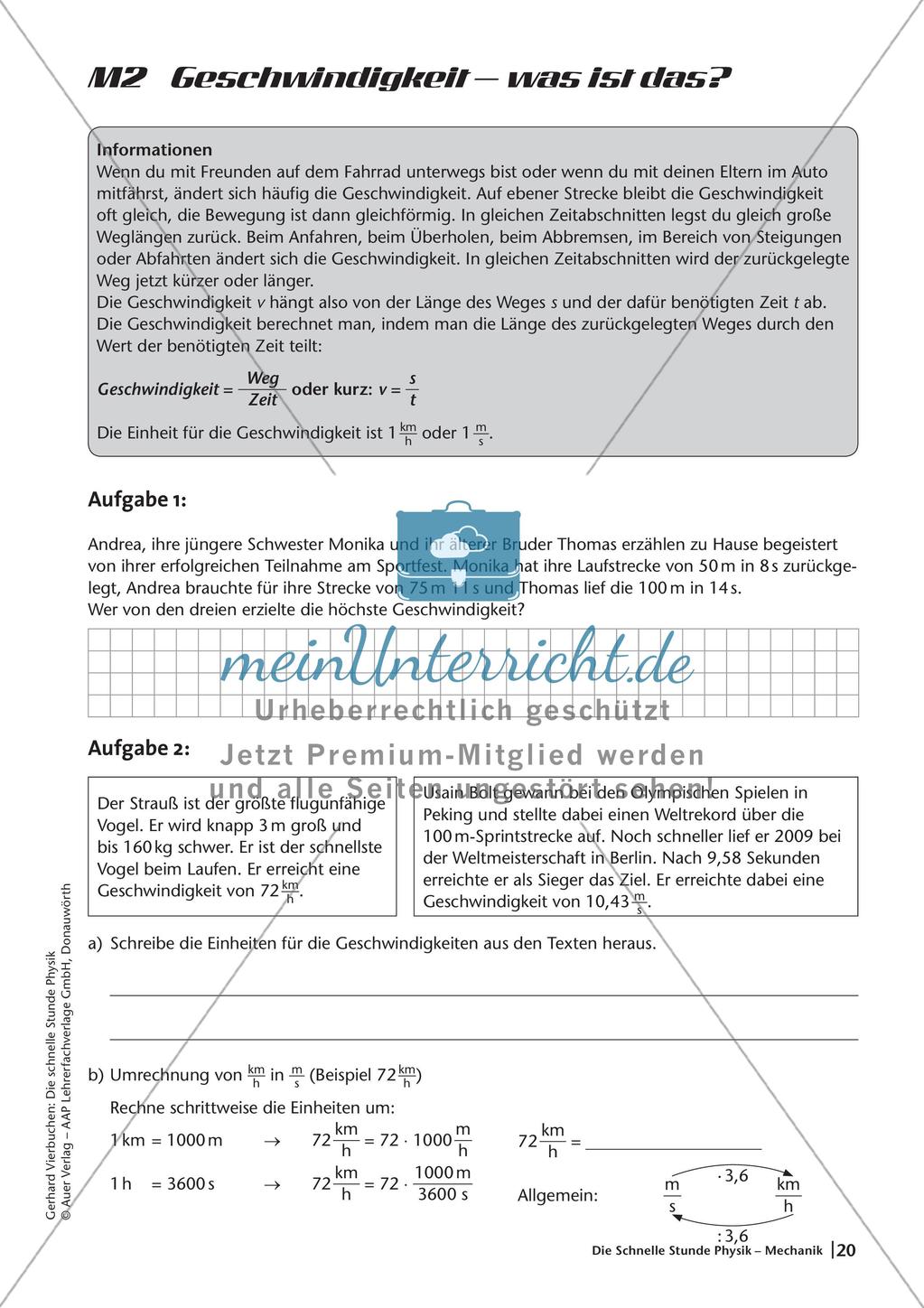 Die schnelle Stunde Physik: Mechanik Preview 22
