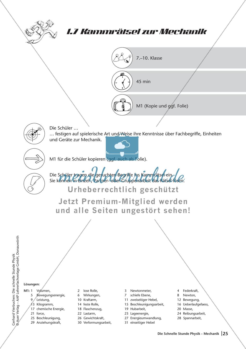 Die schnelle Stunde Physik: Mechanik Preview 27