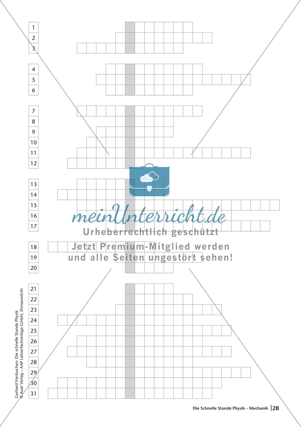 Die schnelle Stunde Physik: Mechanik Preview 30