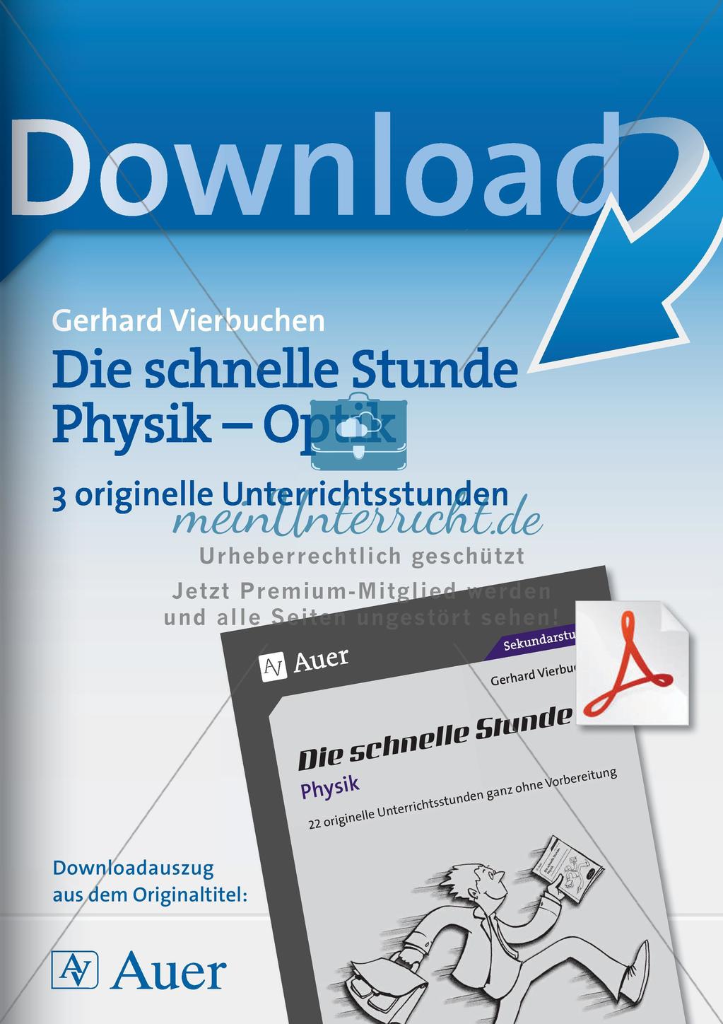 Die schnelle Stunde Physik: Optik Preview 1