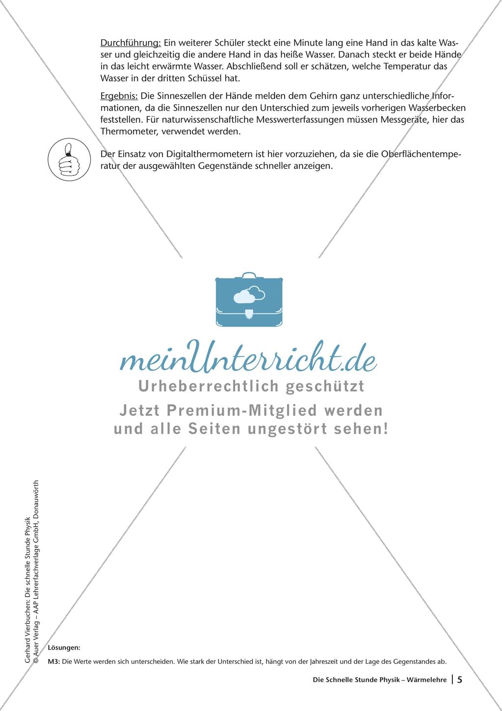 Die schnelle Stunde Physik: Wärmelehre Preview 7