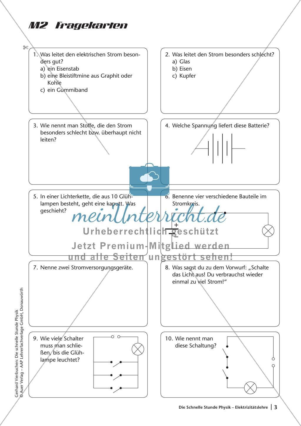 Die schnelle Stunde Physik: Elektrizitätslehre Preview 5