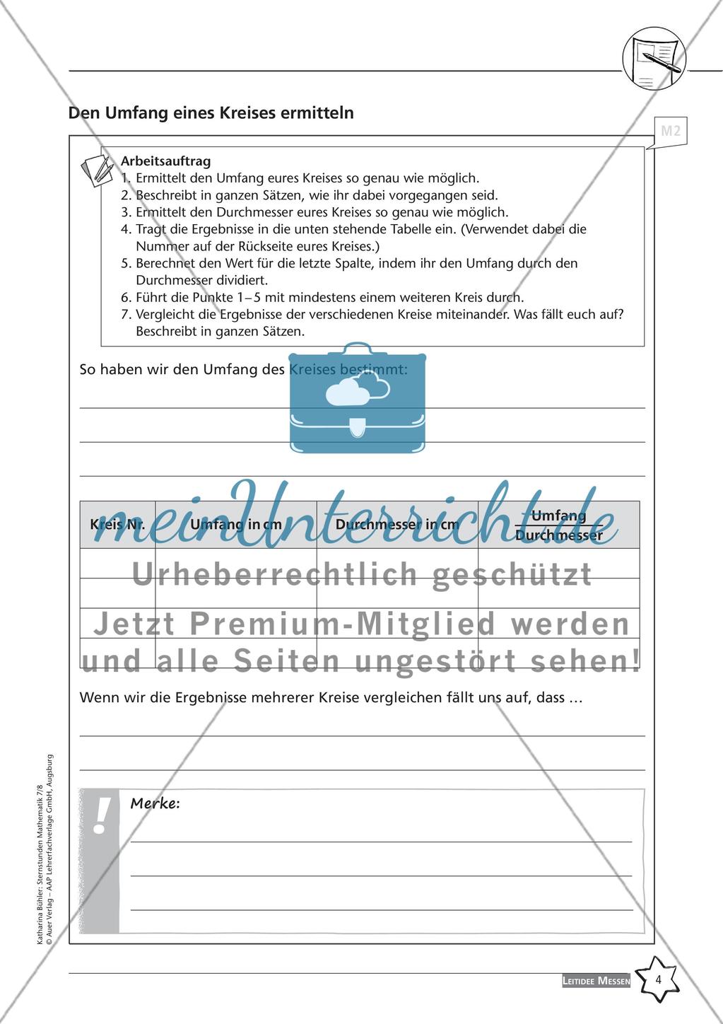 Sternstunden Mathematik: Leitidee Messen Preview 6
