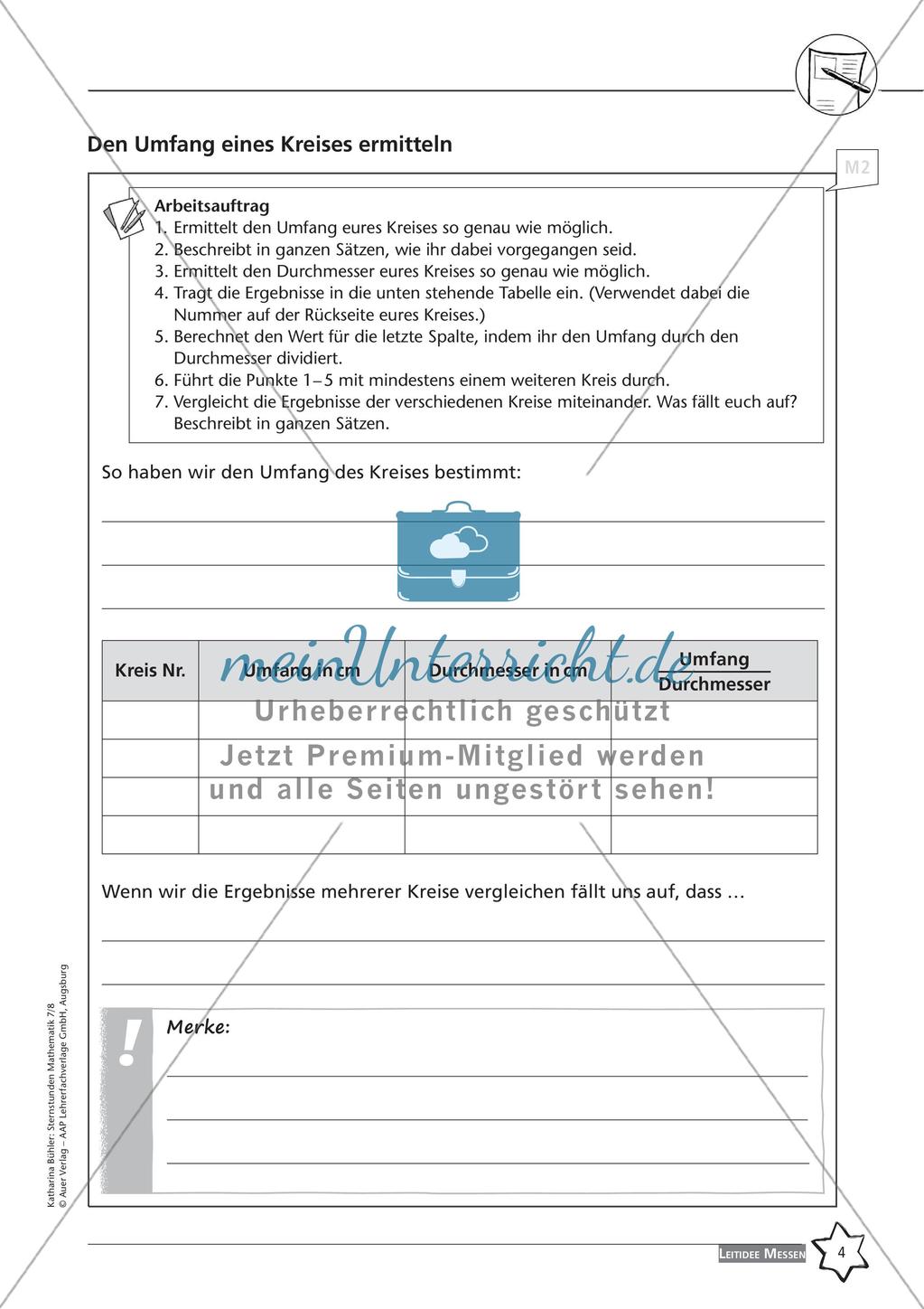 Sternstunden Mathematik: Leitidee Messen Preview 6
