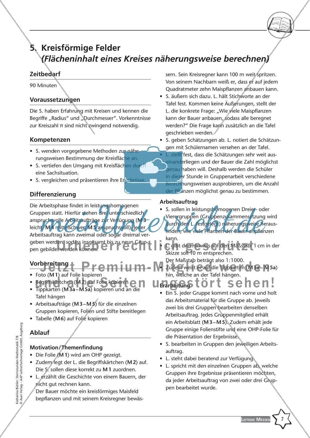 Sternstunden Mathematik: Leitidee Messen Preview 9