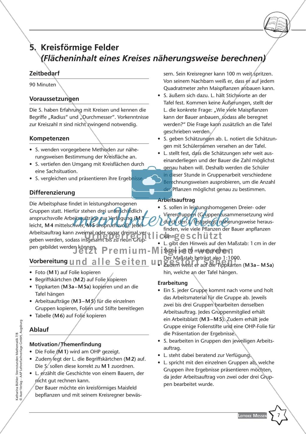 Sternstunden Mathematik: Leitidee Messen Preview 9