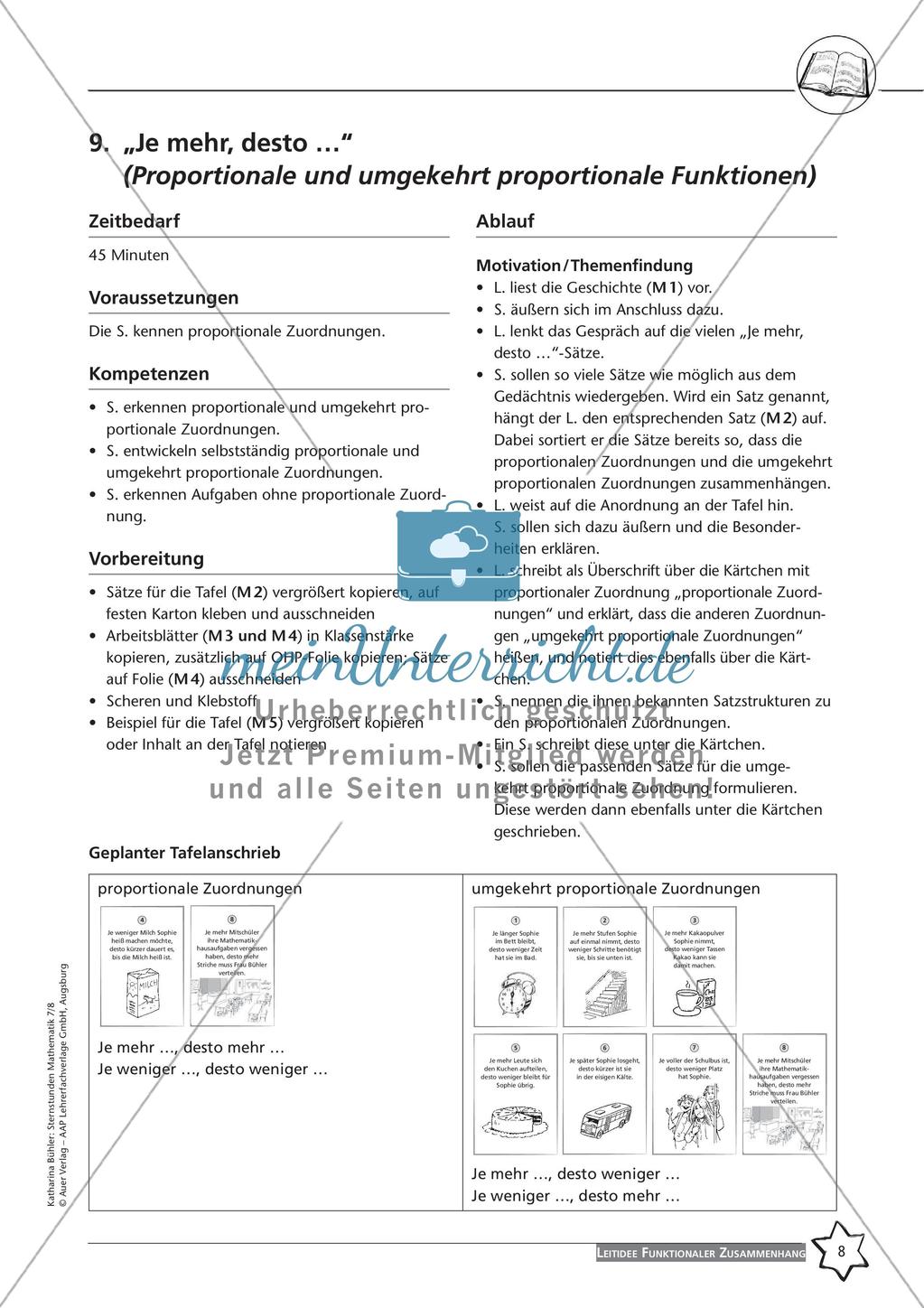 Sternstunden Mathematik: Leitidee Funktionaler Zusammenhang Preview 10