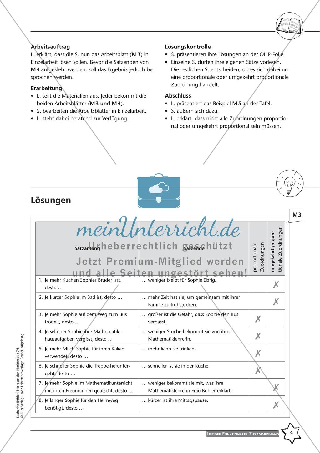 Sternstunden Mathematik: Leitidee Funktionaler Zusammenhang Preview 11