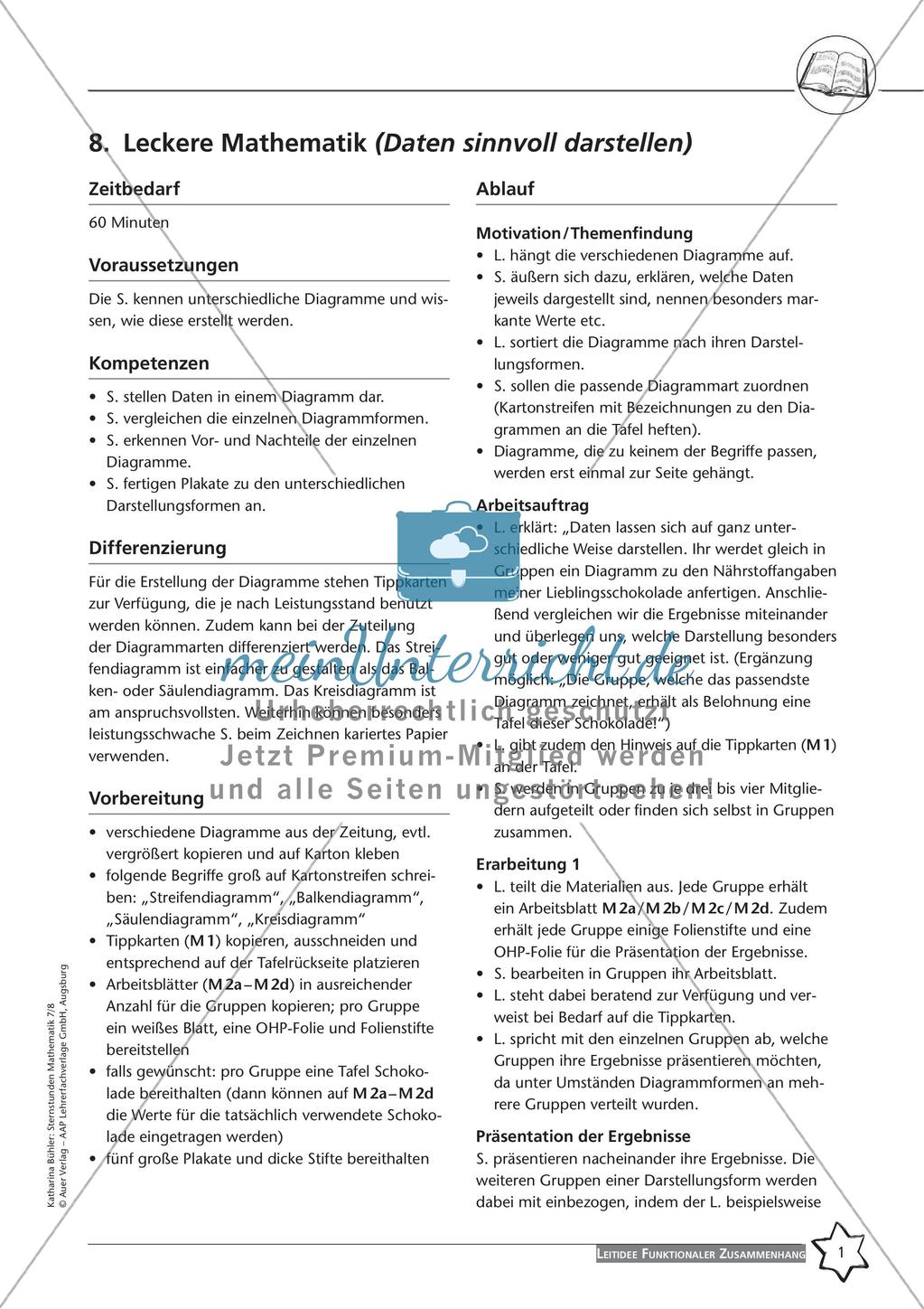 Sternstunden Mathematik: Leitidee Funktionaler Zusammenhang Preview 3
