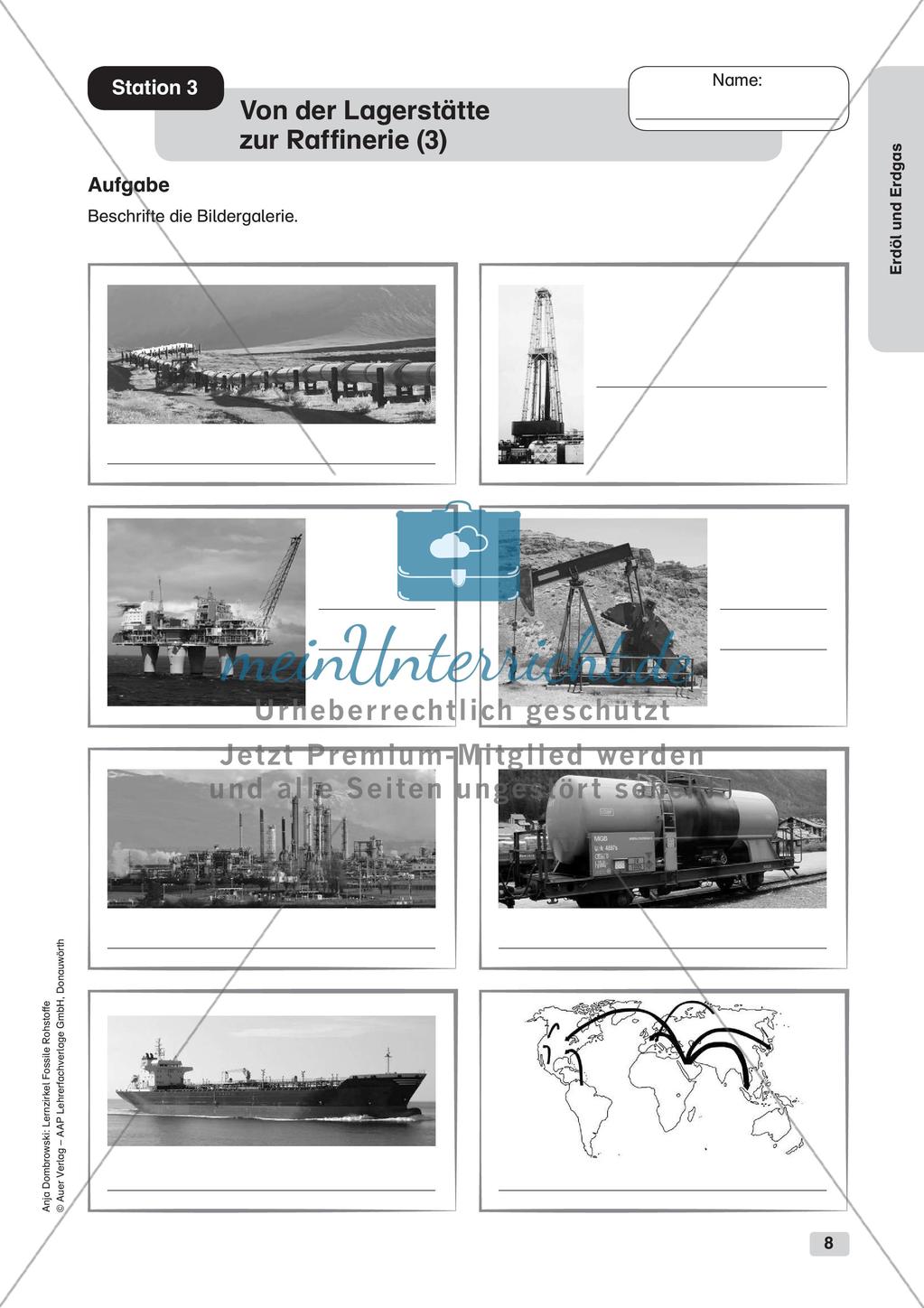 Chemie an Stationen: Erdöl und Erdgas Preview 10