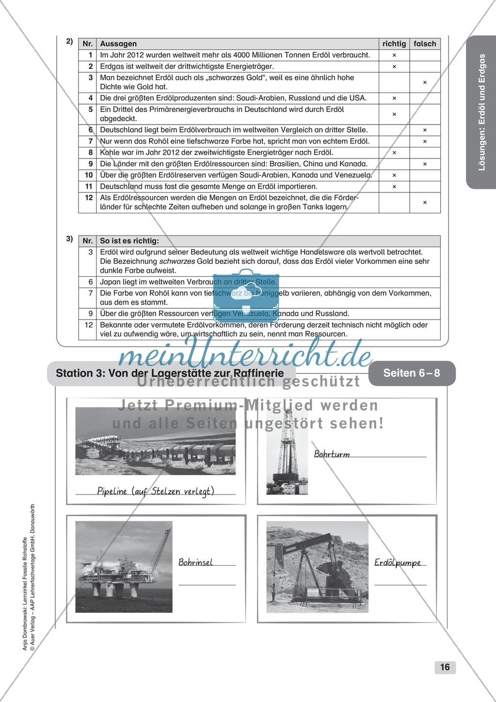 Chemie an Stationen: Erdöl und Erdgas Preview 18
