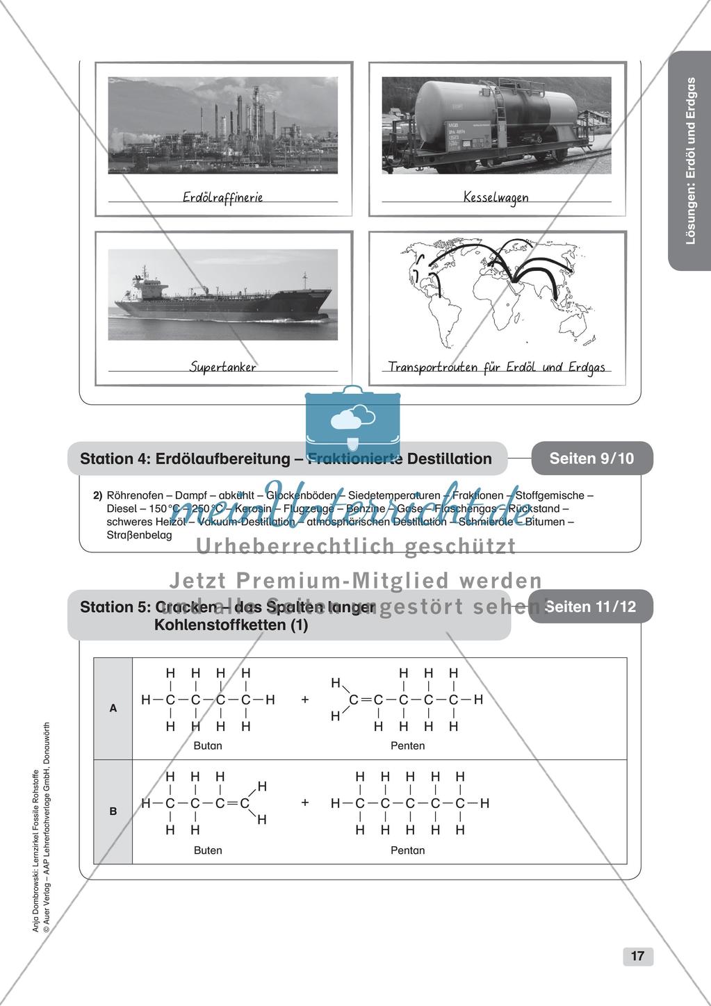Chemie an Stationen: Erdöl und Erdgas Preview 19