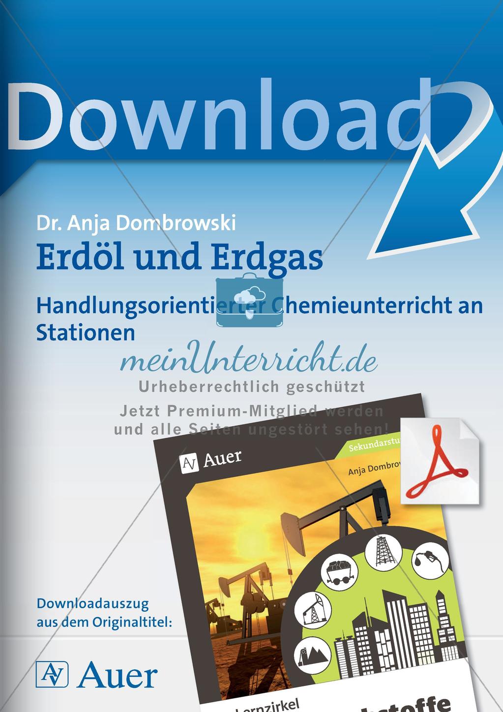 Chemie an Stationen: Erdöl und Erdgas Preview 1
