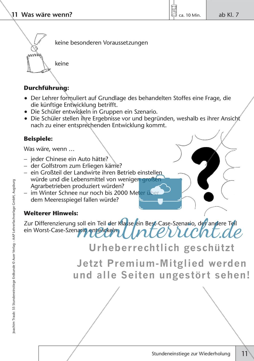 Stundeneinstiege Erdkunde: Wiederholung Preview 13