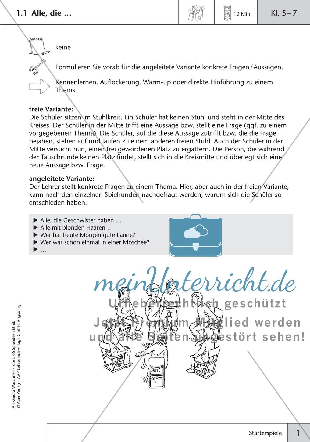 66 Spielideen Ethik: Starterspiele Preview 3
