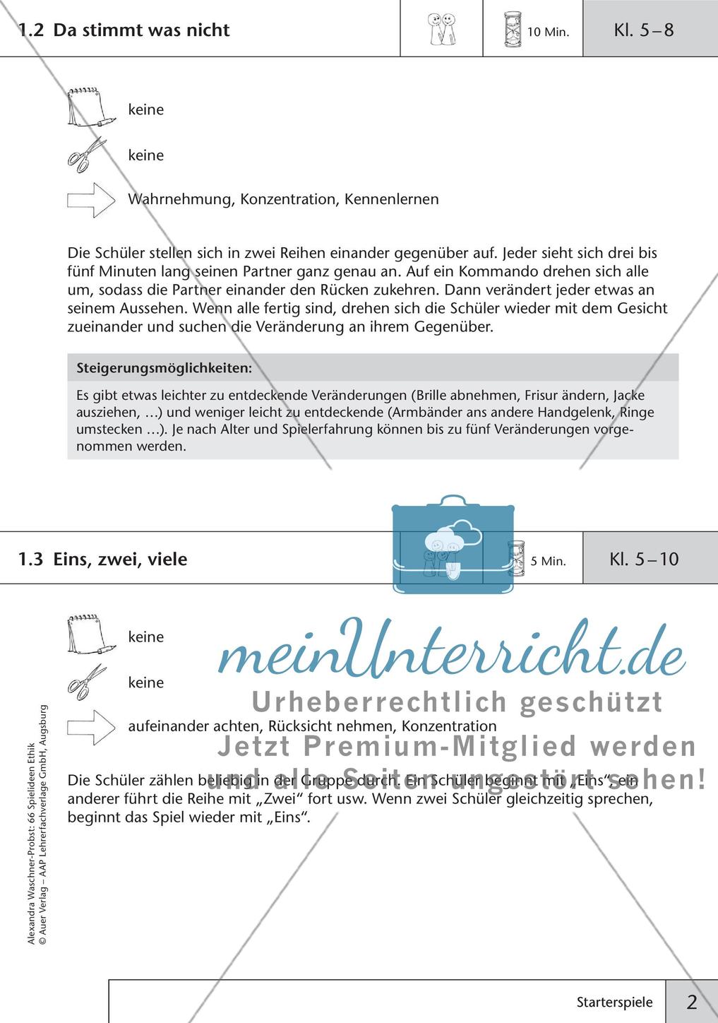 66 Spielideen Ethik: Starterspiele Preview 4