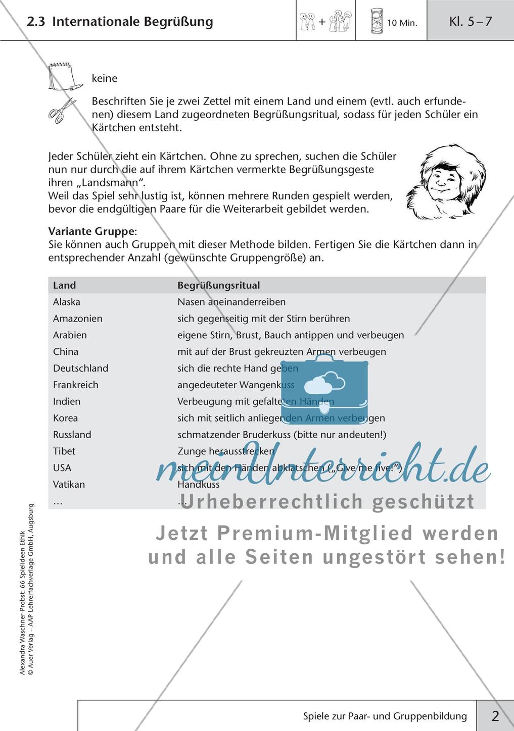 66 Spielideen Ethik: Spiele zur Paar- und Gruppenbildung Preview 4