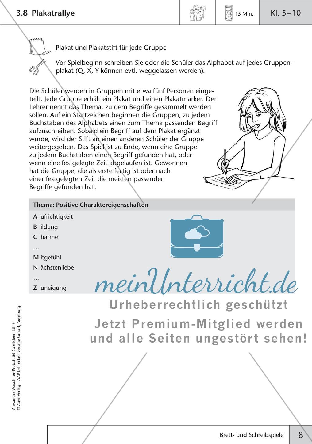 66 Spielideen Ethik: Brett- und Schreibspiele Preview 10