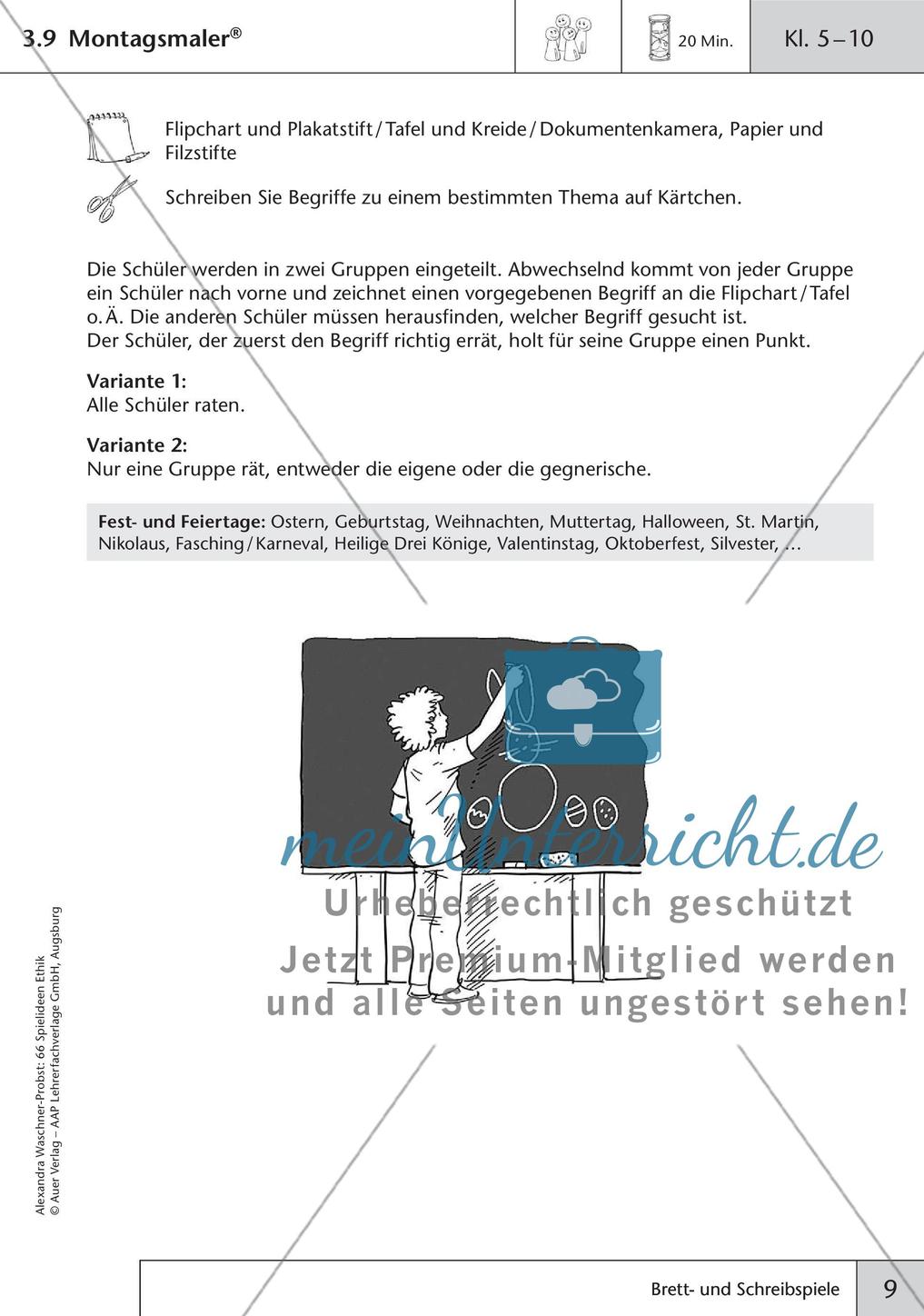 66 Spielideen Ethik: Brett- und Schreibspiele Preview 11