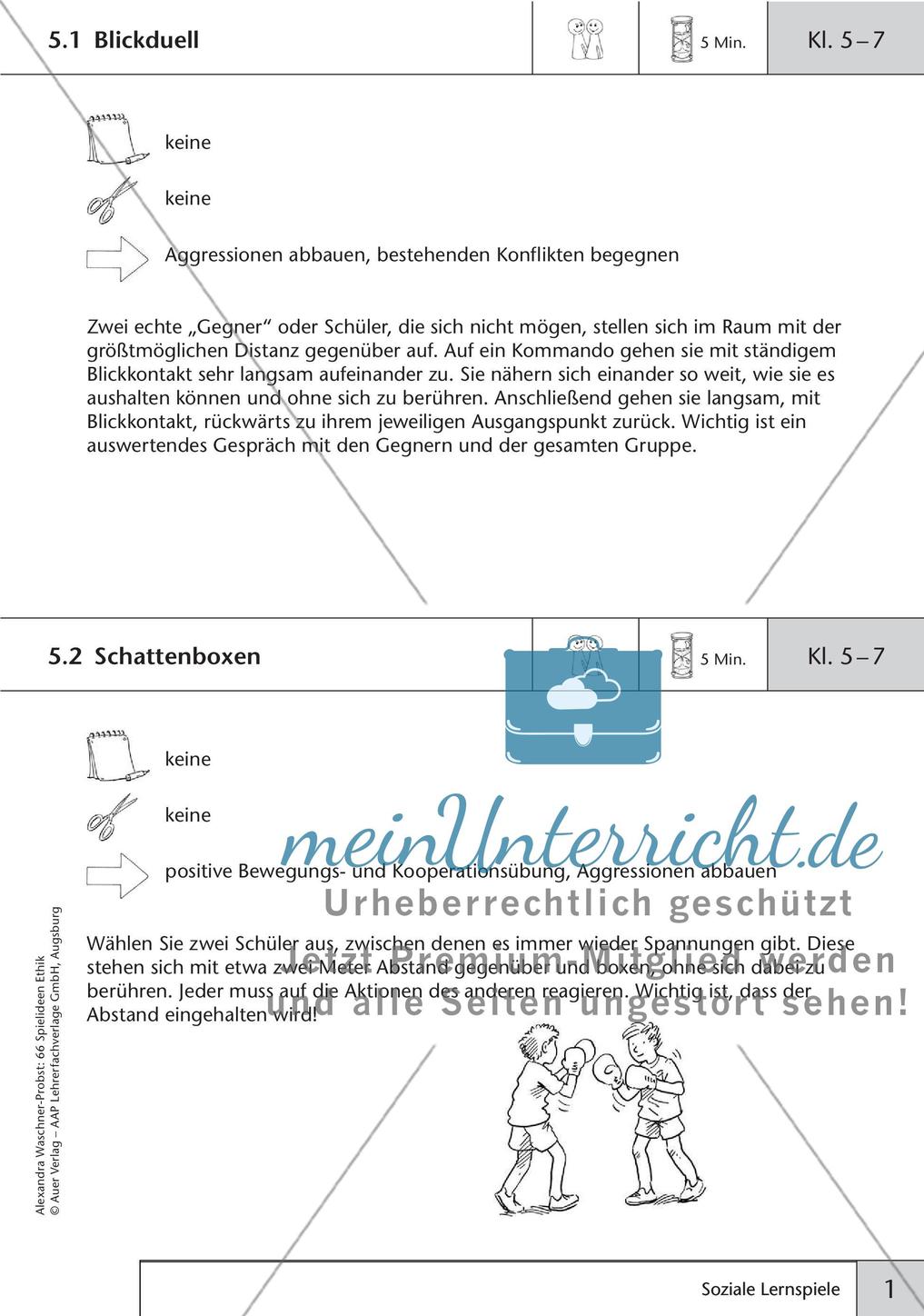 66 Spielideen Ethik: Soziale Lernspiele Preview 3