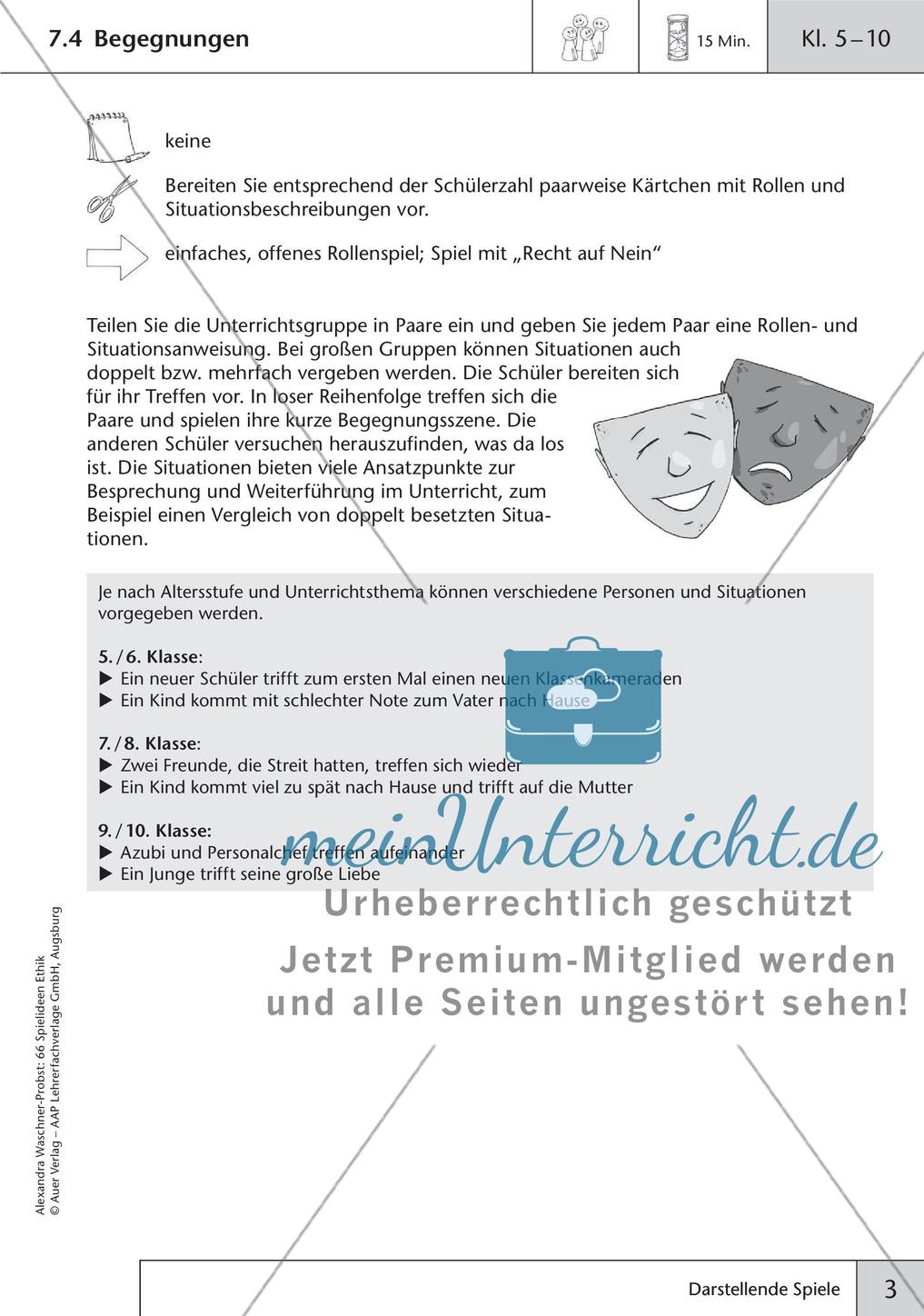 66 Spielideen Ethik: Darstellende Spiele Preview 5