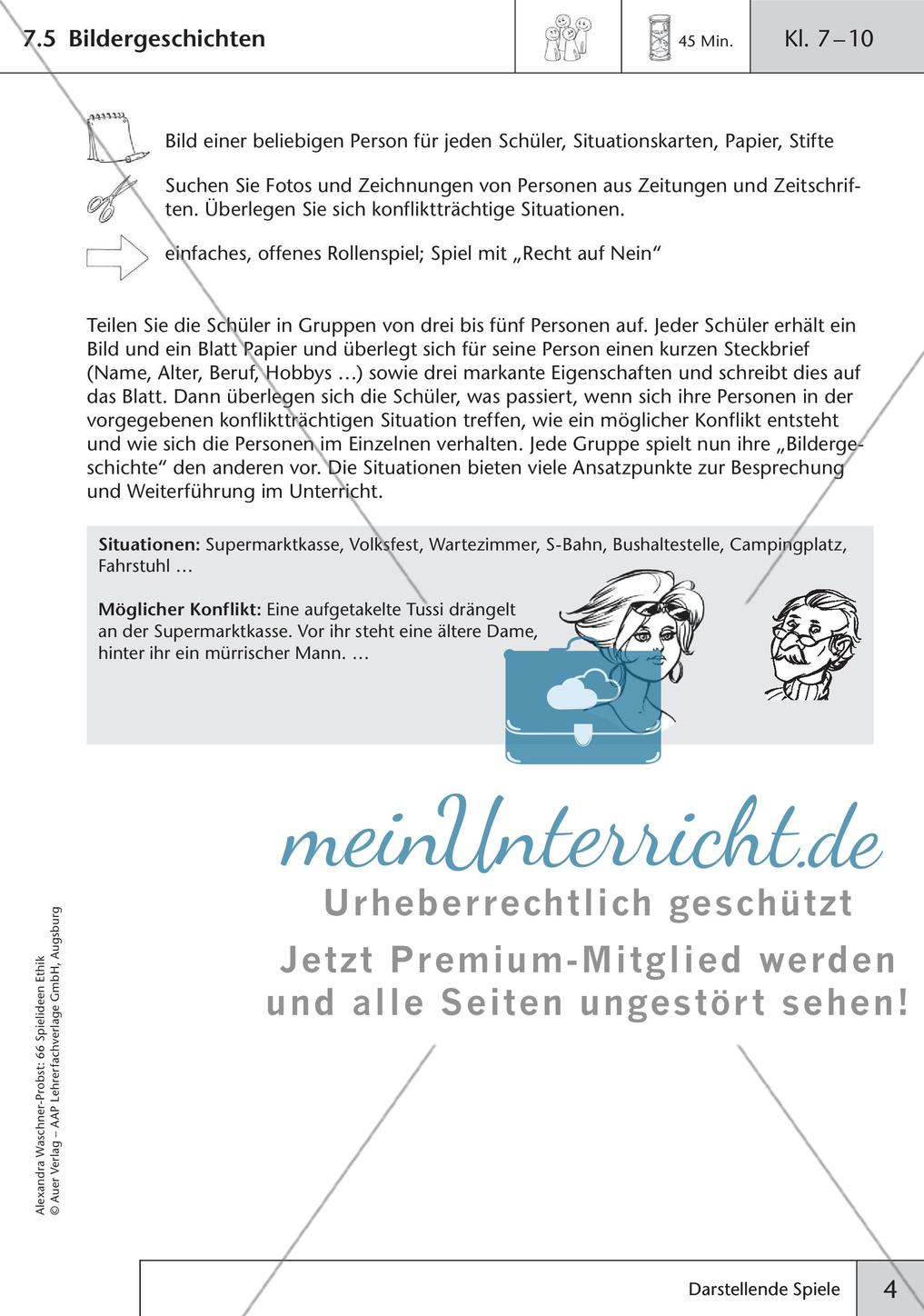 66 Spielideen Ethik: Darstellende Spiele Preview 6