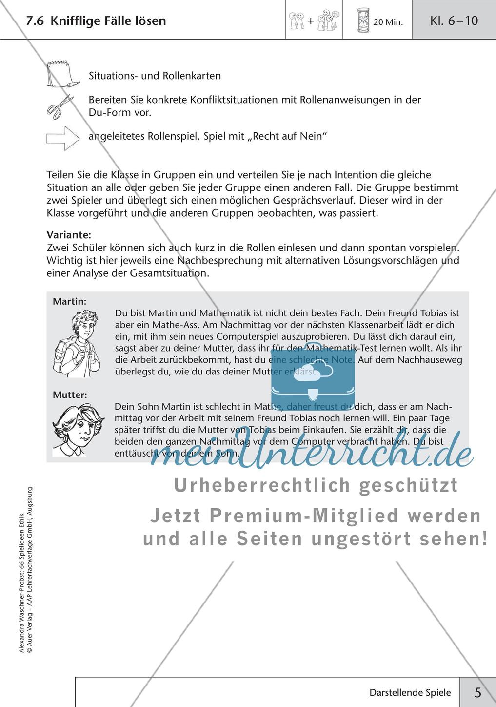 66 Spielideen Ethik: Darstellende Spiele Preview 7