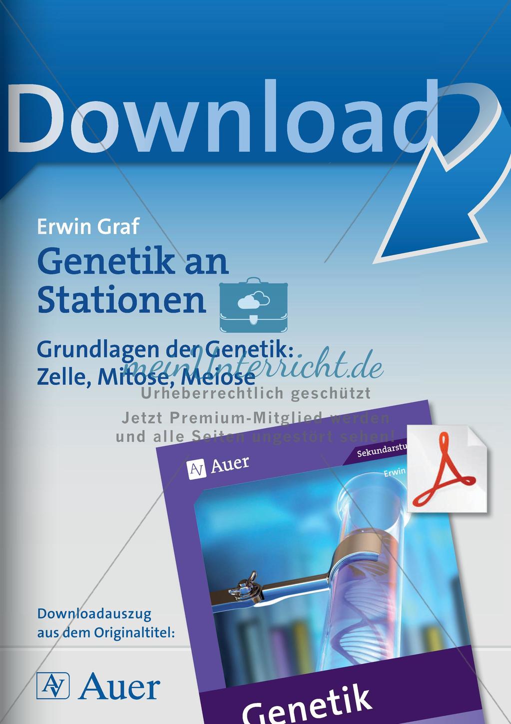 Genetik an Stationen: Grundlagen der Genetik Preview 1