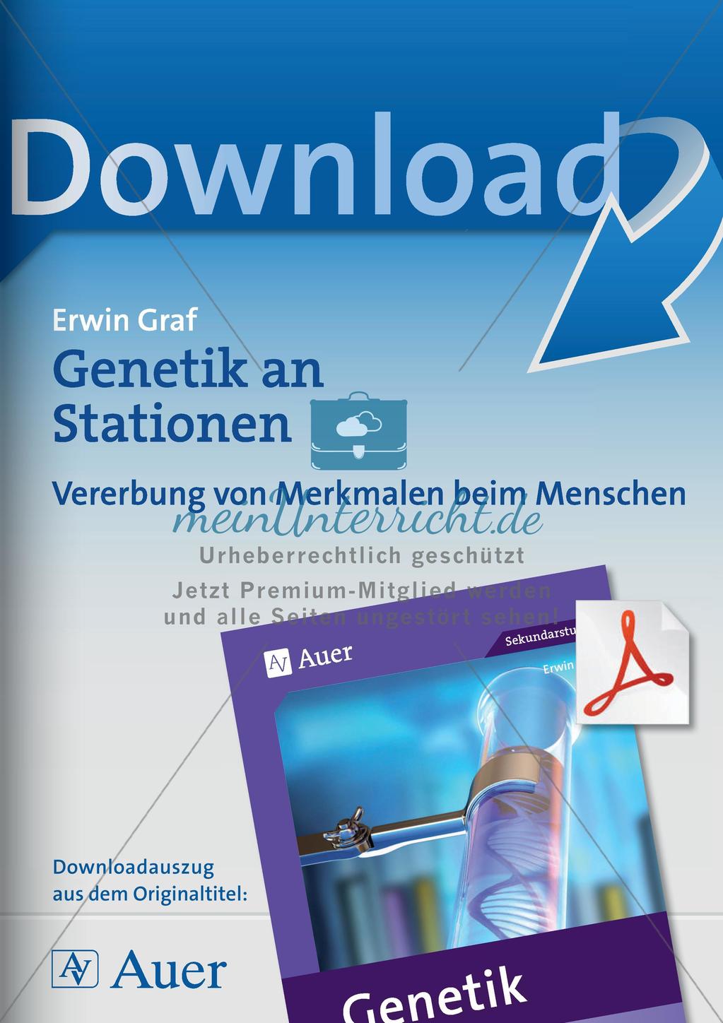Genetik an Stationen: Vererbung von Merkmalen Preview 1