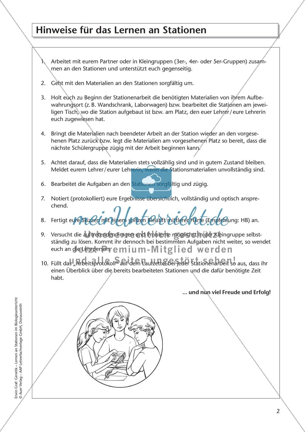 Genetik an Stationen: Vererbung von Merkmalen Preview 4